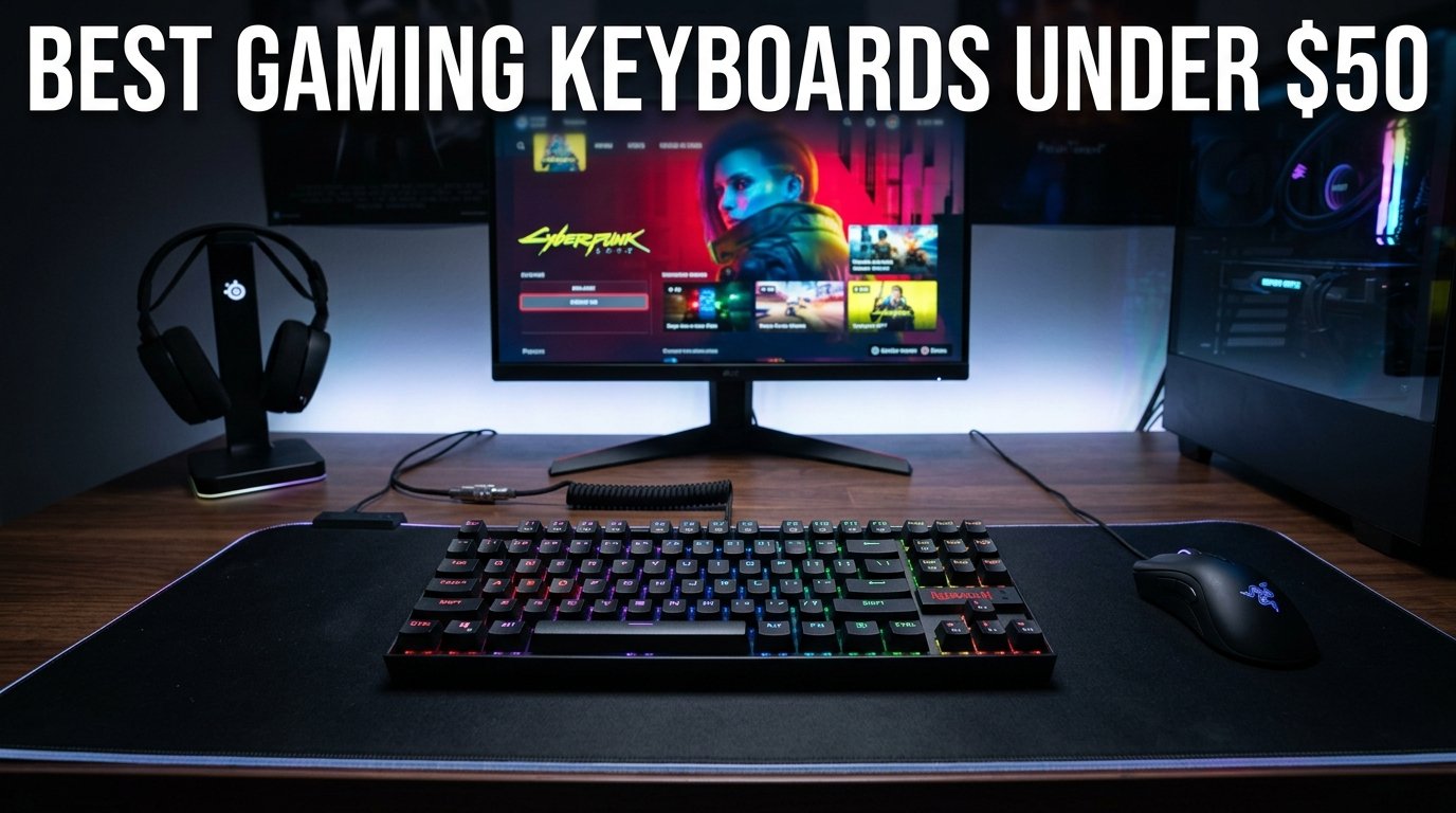 10 Best Gaming Keyboards Under $50 (August 2026): Tested Picks for Every Budget