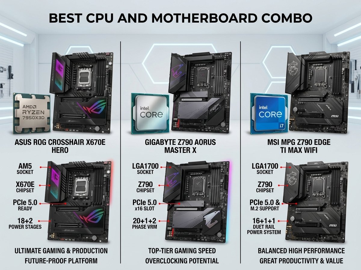 8 Best CPU and Motherboard Combo (August 2026)