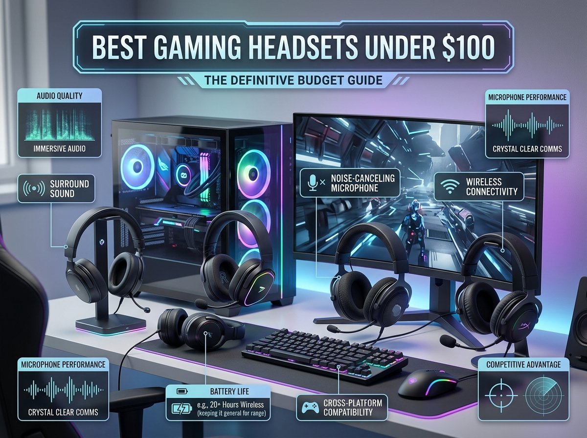 10 Best Gaming Headsets Under $100 (August 2026) | Top Budget Picks