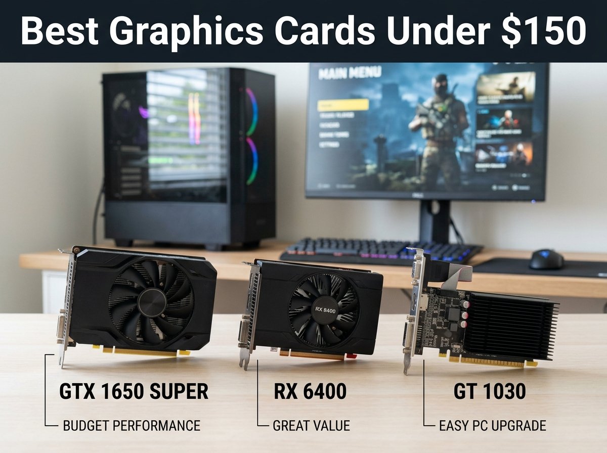 10 Best Graphics Cards Under $150 (August 2026) Budget GPU Guide