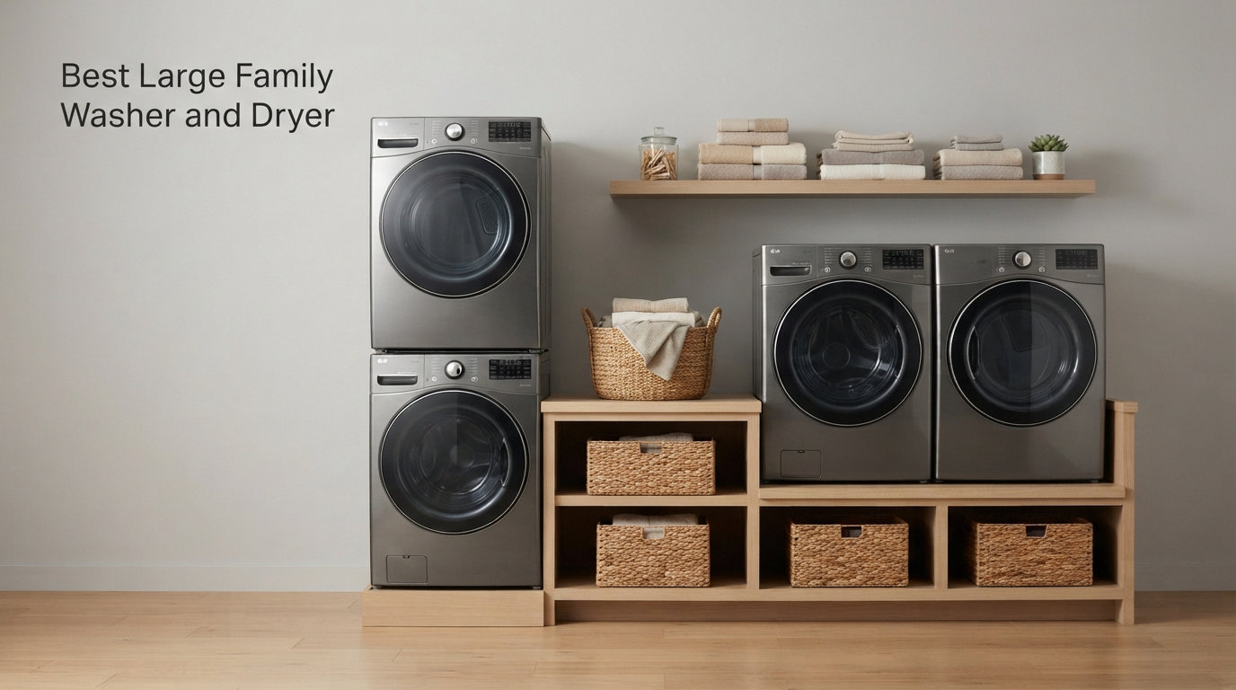 12 Best Large Family Washer and Dryer 2026 – Tested Reviews
