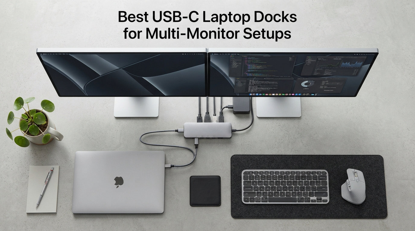 10 Best USB-C Laptop Docks for Multi-Monitor Setups (August 2026) Tested