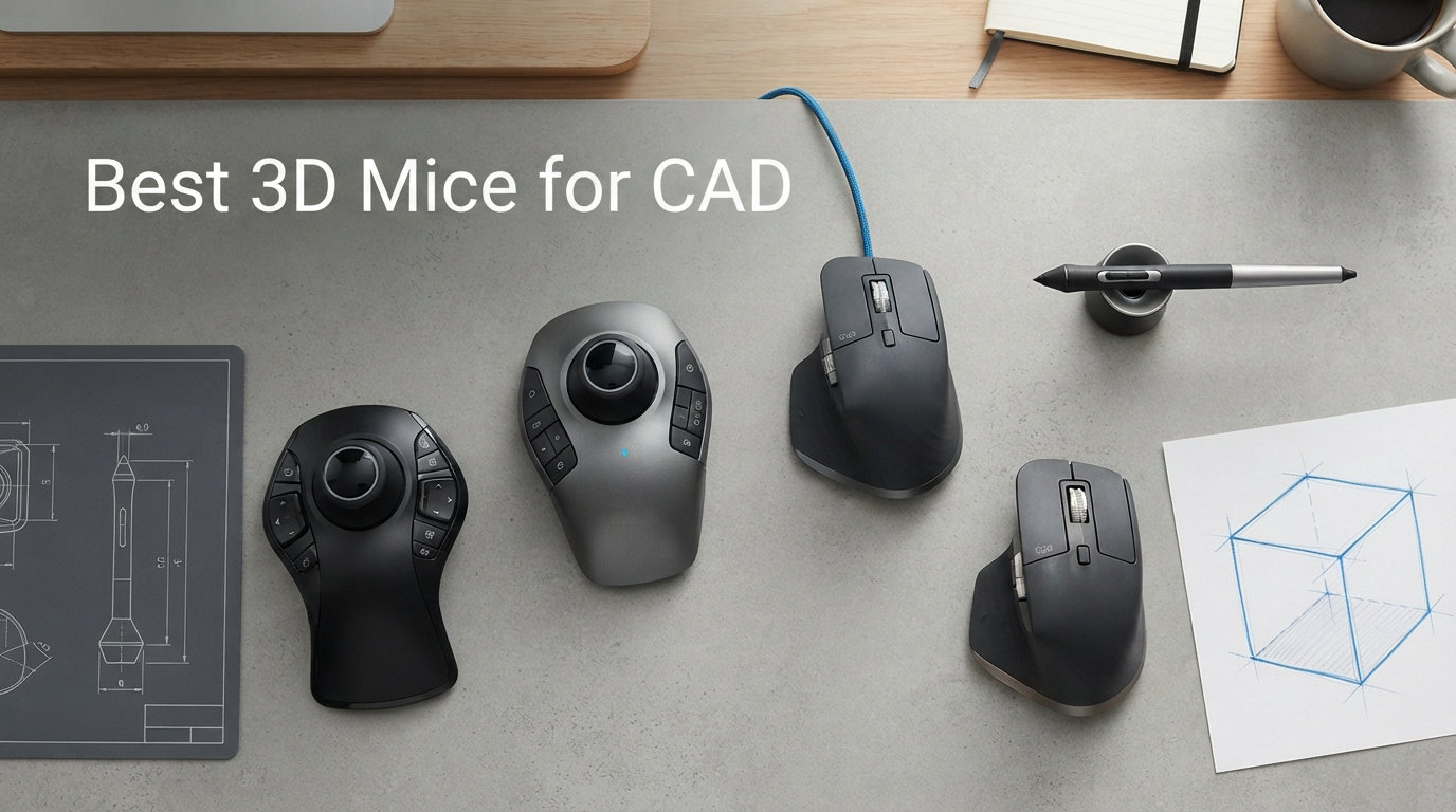 10 Best 3D Mice for CAD (August 2026): Expert Reviews