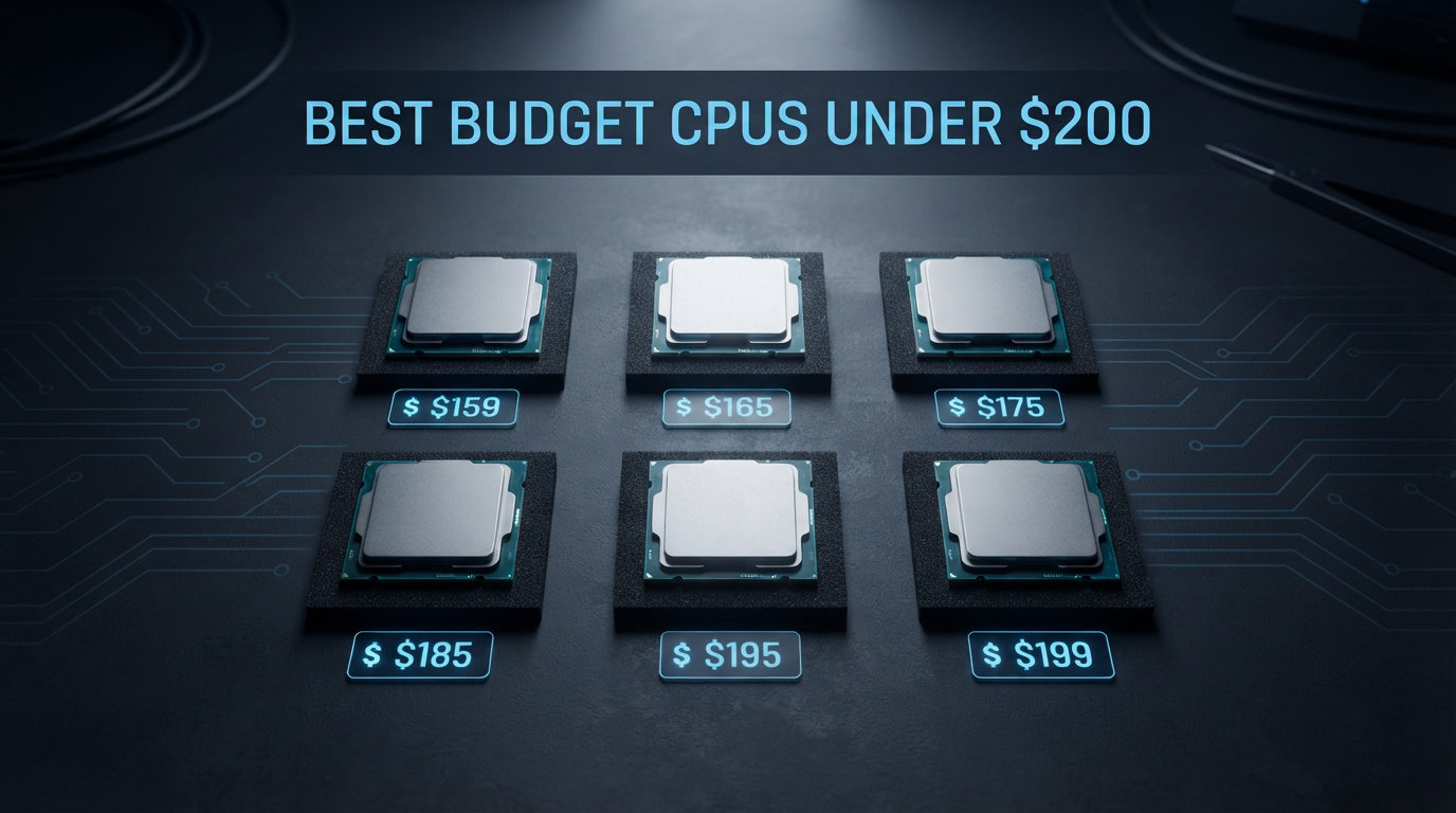 12 Best Budget CPUs Under $200 (August 2026) Guide