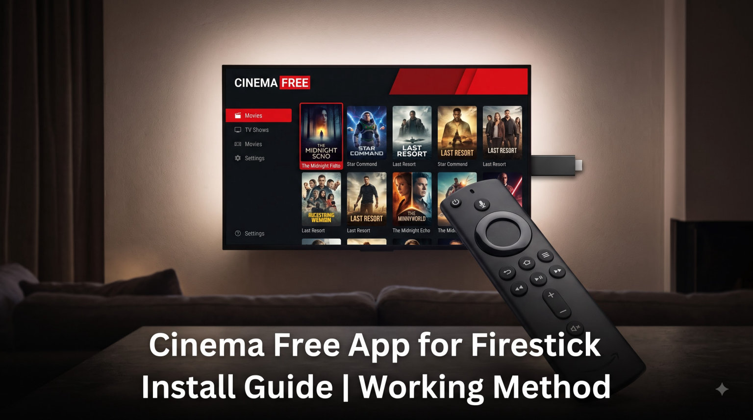 Cinema Free App for Firestick | Install Guide | Working Method