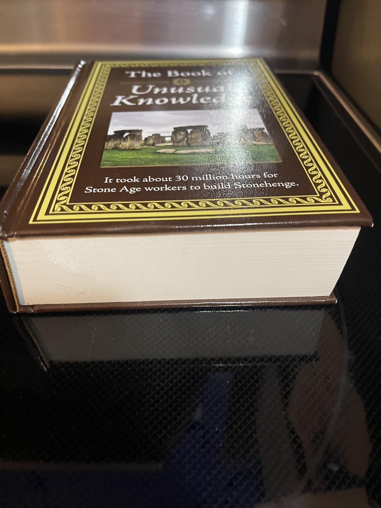 The Book of Unusual Knowledge: Big Book of Fascinating Facts & Information | Hardcover Gift for Trivia Buffs, Curious Minds, Adults, Dad & Knowledge Seekers customer photo 2