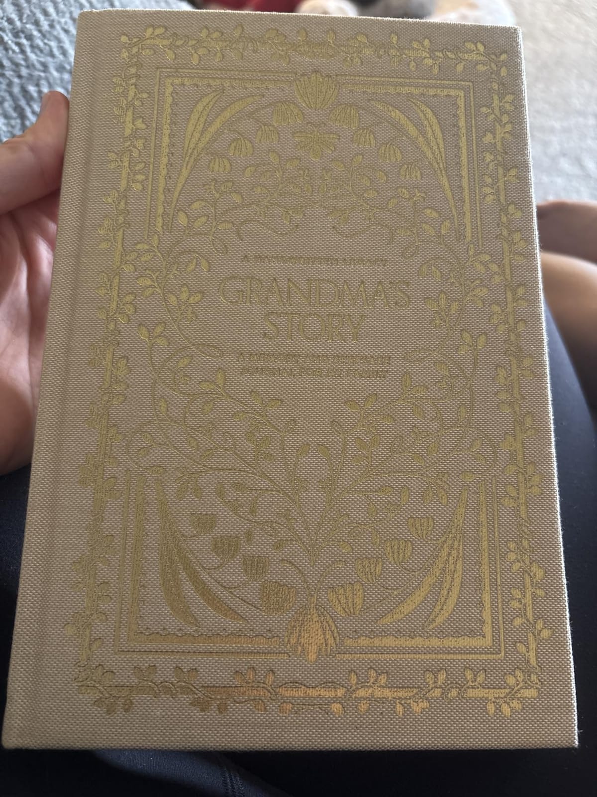 Grandma's Story: A Memory and Keepsake Journal for My Family (Heirloom Story Books and Guided Journals) customer photo 2