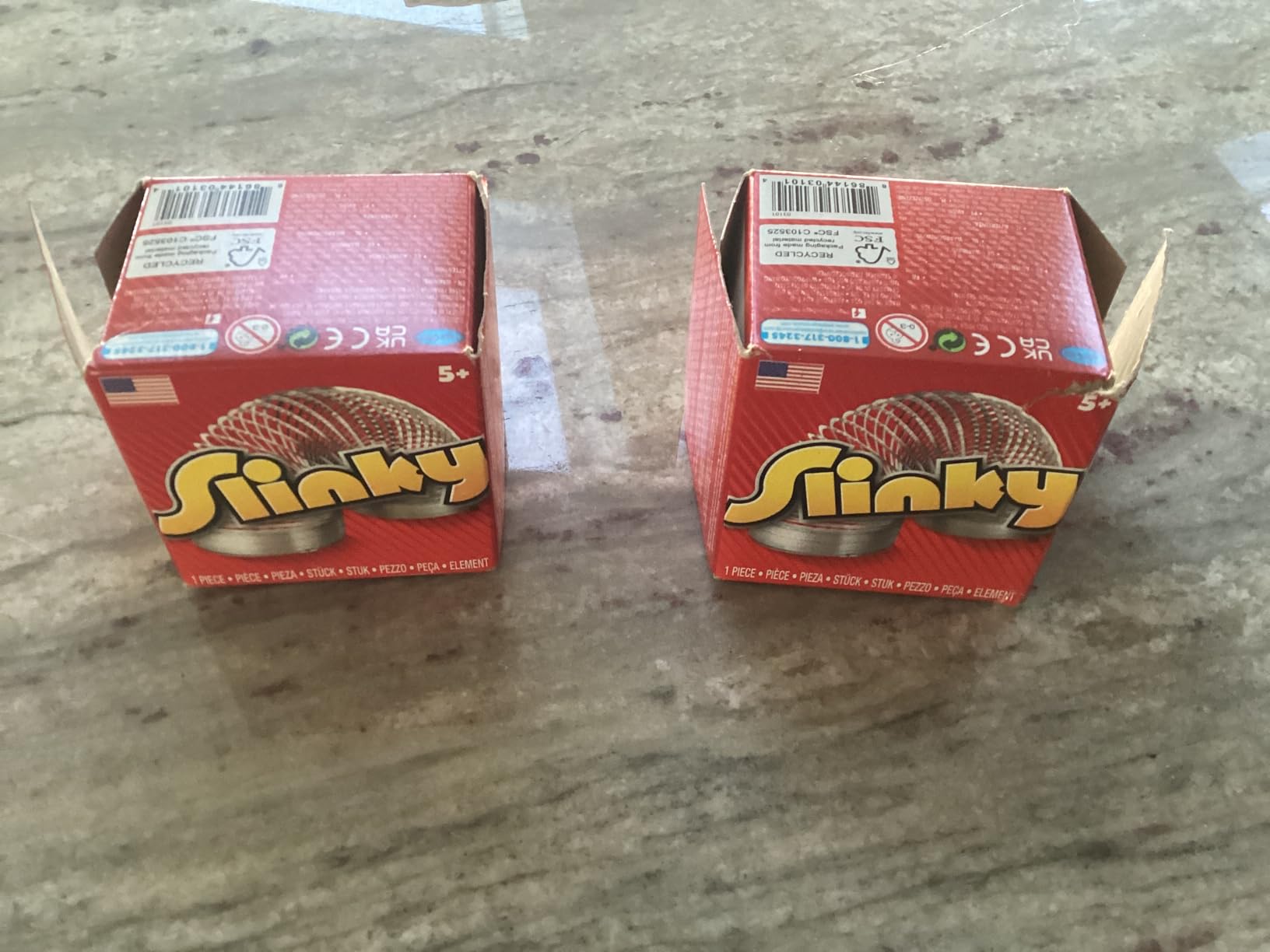 The Original Slinky Walking Spring Toy, 2.75-inch Diameter Metal Slinky, Fidget Toy customer photo 1