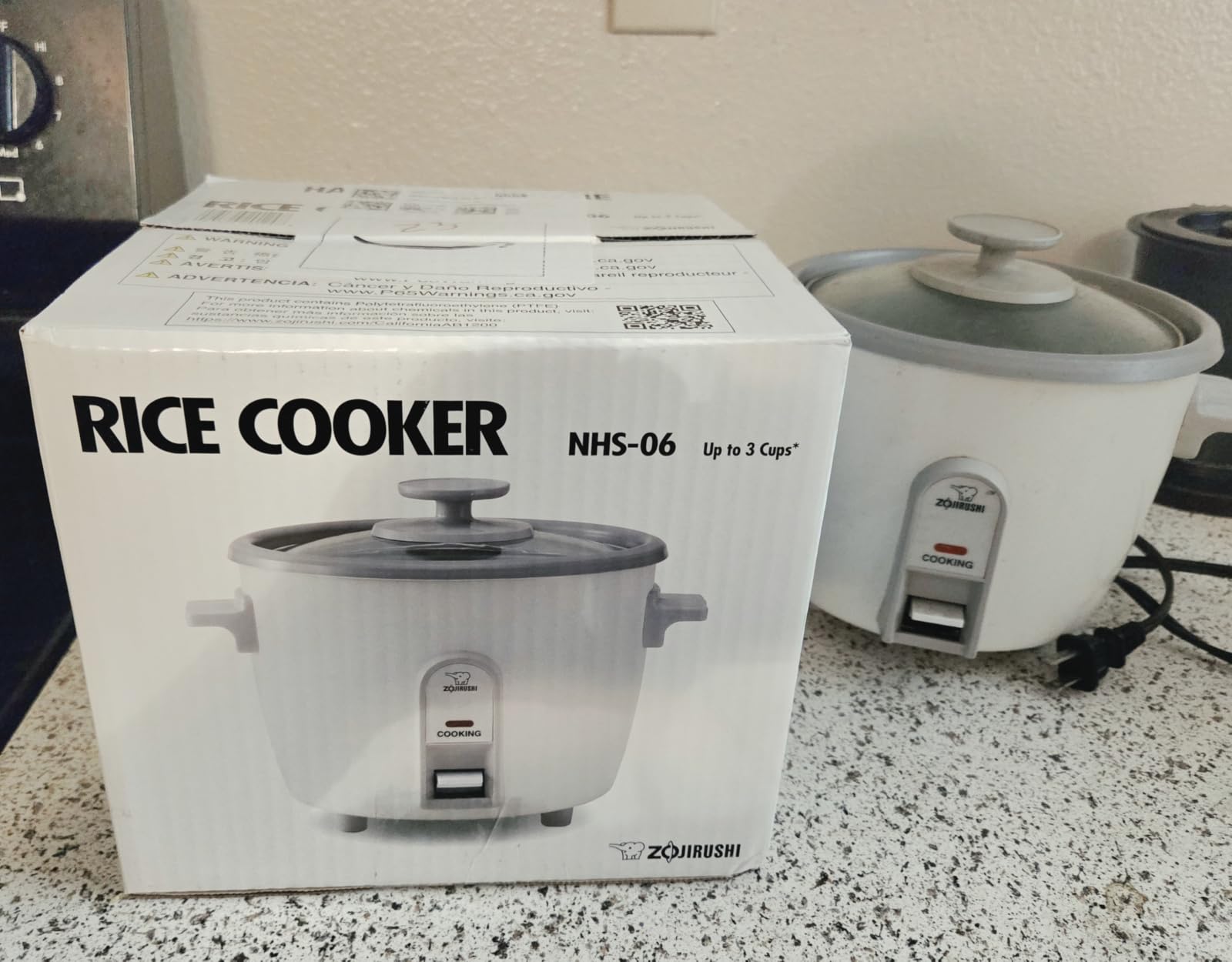 Zojirushi 3 Cup Rice Cooker/Steamer (White) customer photo 2