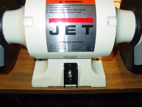 JET 8-Inch Bench Grinder, 3450 RPM, 1/2 HP, 120V 1Ph (Model JBG-8) customer photo 2
