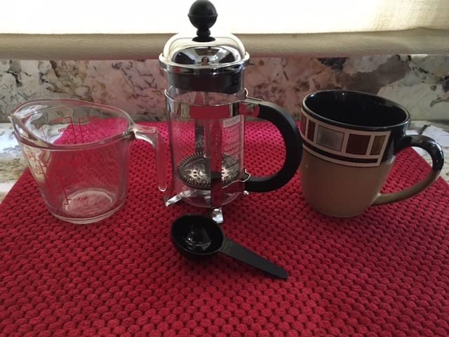 Bodum 34oz Chambord French Press Coffee Maker, High-Heat Borosilicate Glass, Polished Stainless Steel - Made in Portugal customer photo 2