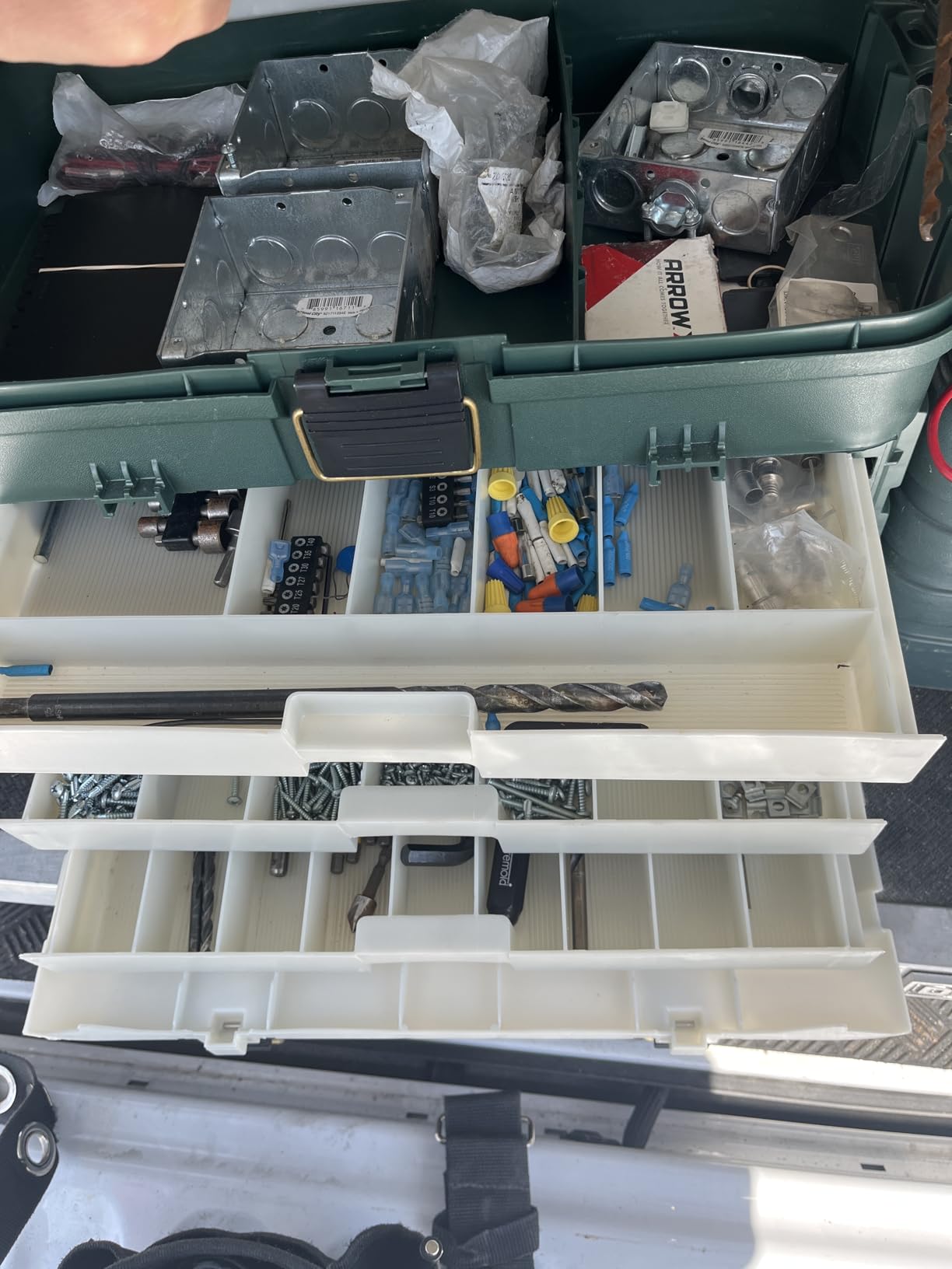 Plano 4-Drawer Tackle Box Green Metallic/Silver, One Size customer photo 2