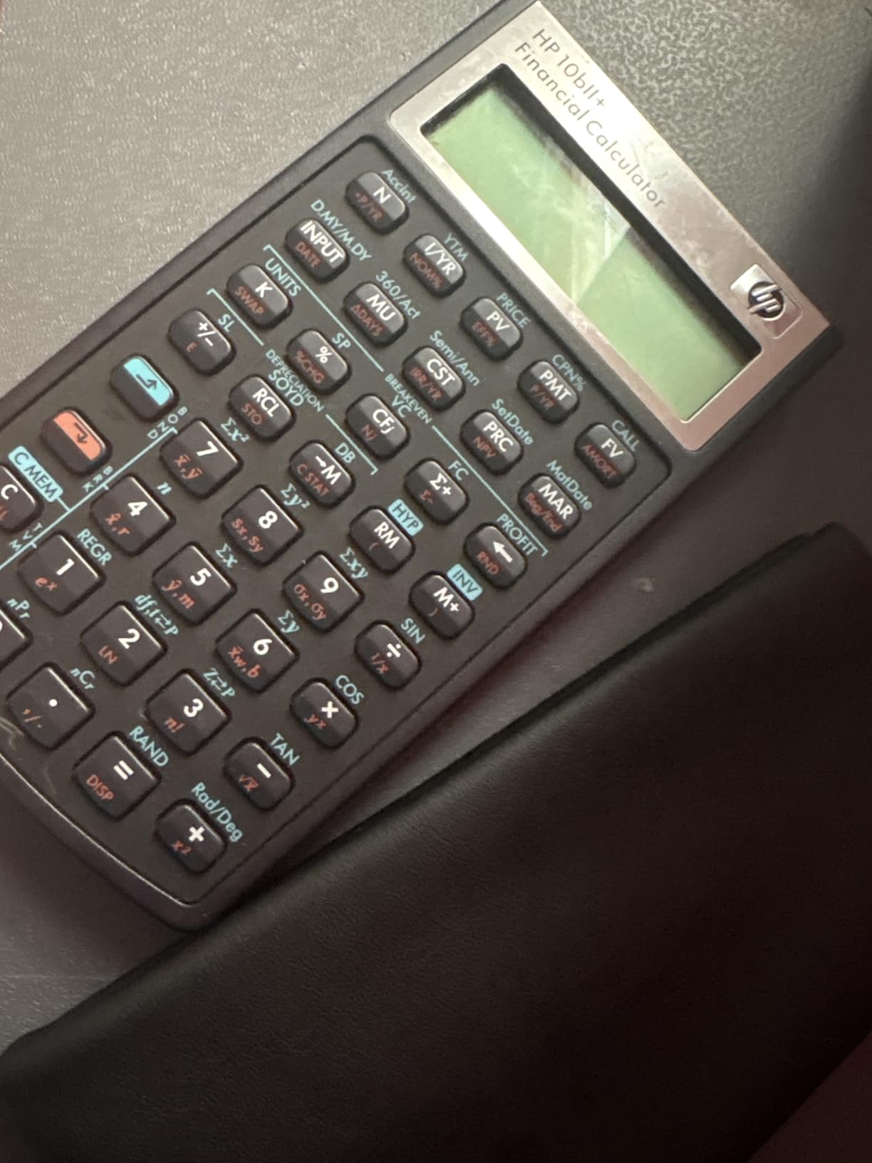 HP 12C Platinum Financial Calculator, 130+ Functions, RPN, Undo Key | For business finance and accounting, 30 cash flows, IRR and NPV, CFA and CFP exam approved, desktop, case and cloth customer photo 1