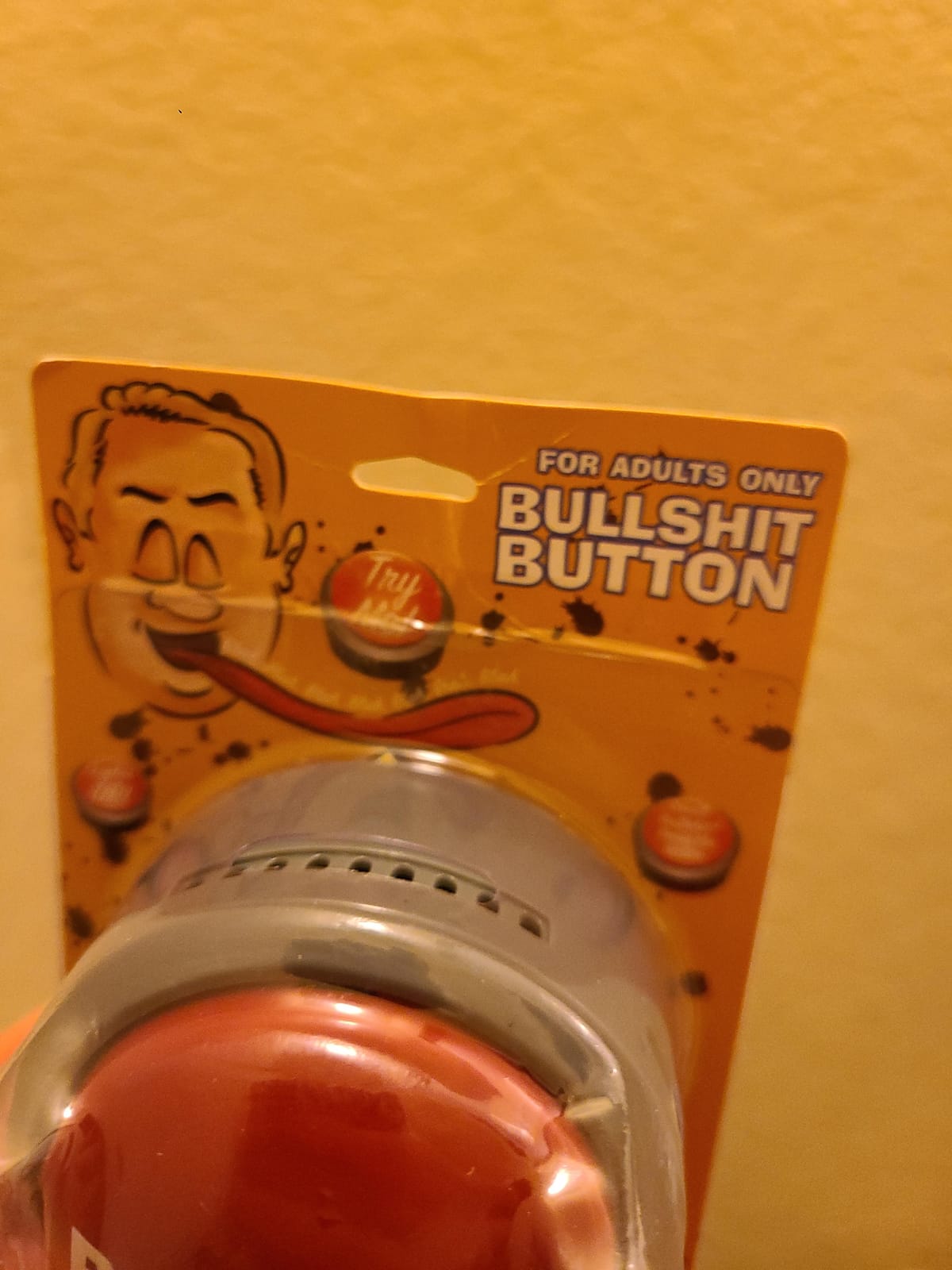 Bullshit Button - The Official Hilarious BS Button with Sound Effects & Flashing Light - Perfect Gag Gift for Friends, Family, and Co-workers - Batteries Included customer photo 2