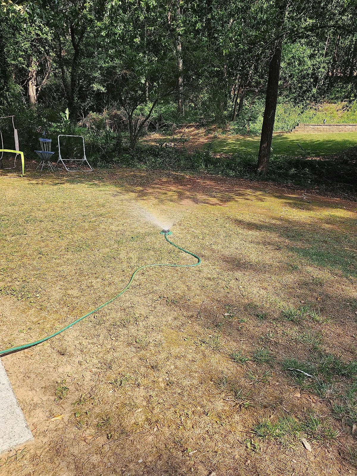 Dramm 15024 ColorStorm 9-Pattern Turret Sprinkler with Heavy-Duty Metal Base, Green customer photo 1