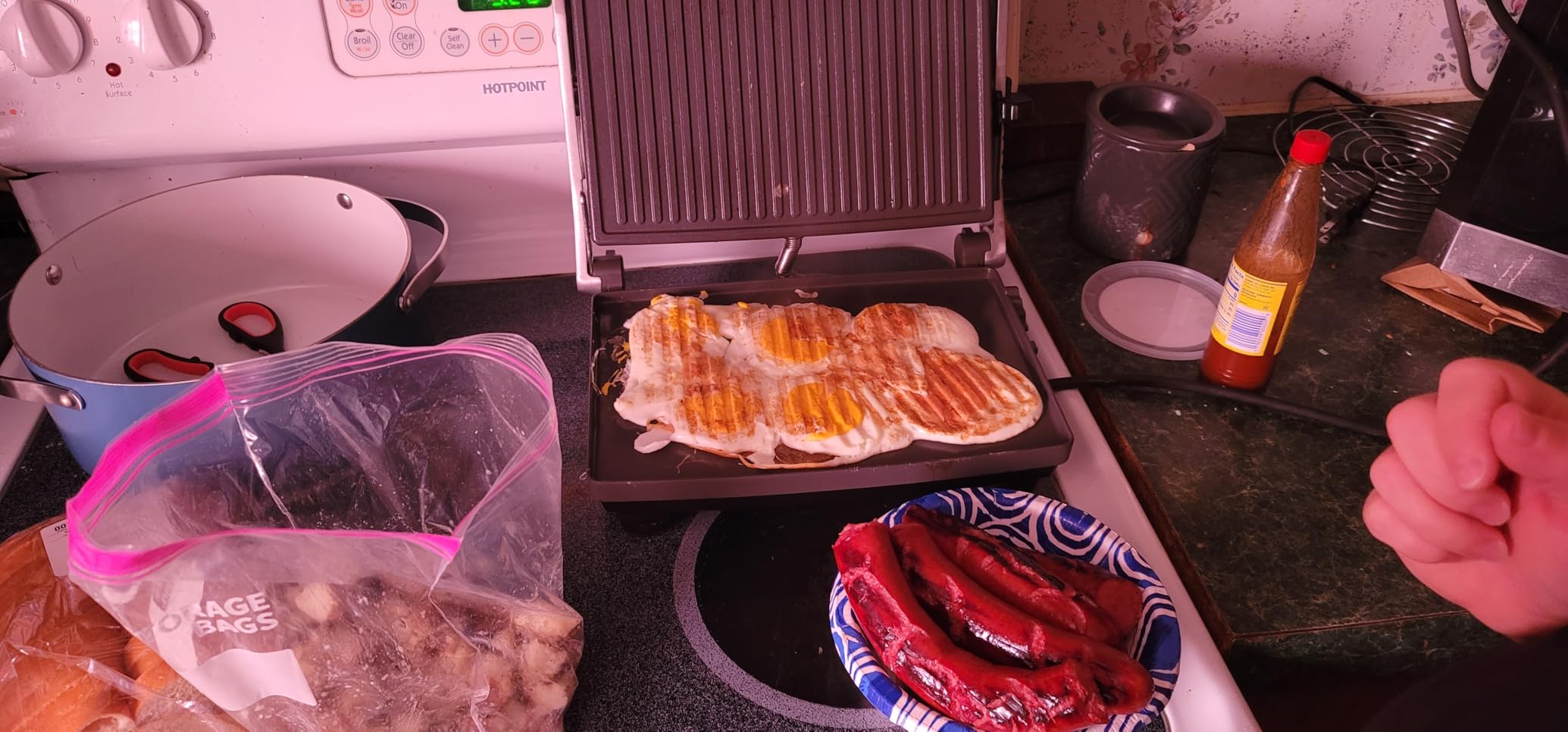 Breville BSG520XL Panini Duo Nonstick Sandwich Maker Press, 2 Slice, Brushed Stainless Steel customer photo 1