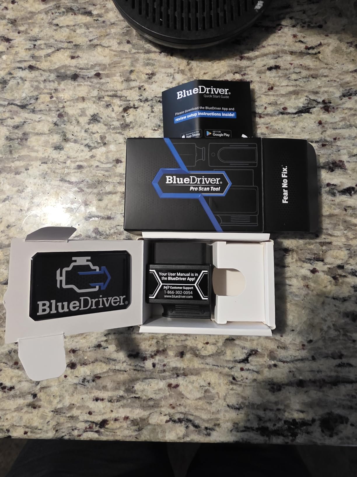BlueDriver Bluetooth Pro OBDII Scan Tool for iPhone & Android - No Subscription Fee - OBD2 Car Scanner and Code Reader - Diagnose Check Engine, ABS, SRS, Airbag & 7000+ Issues on Vehicles 1996+ customer photo 1