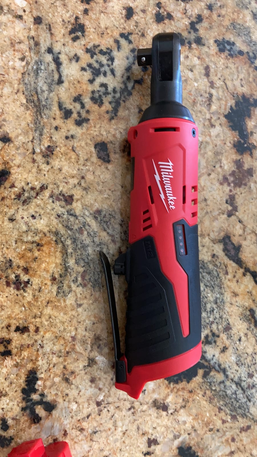 Milwaukee 2457-20 M12 Cordless 3/8 inch Sub-Compact 35 ft-Lbs 250 RPM Ratchet w/ Variable Speed Trigger customer photo 1