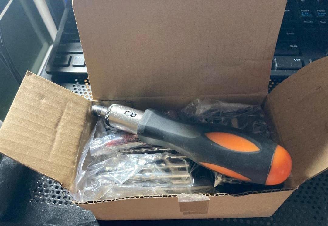 BLACK+DECKER 20V MAX* POWERCONNECT Cordless Drill Driver Kit with Drill Bit Set and Sockets, 100 pc. Tool Kit for Home, Battery and Charger Included, Orange (BDC120VA100) customer photo 1