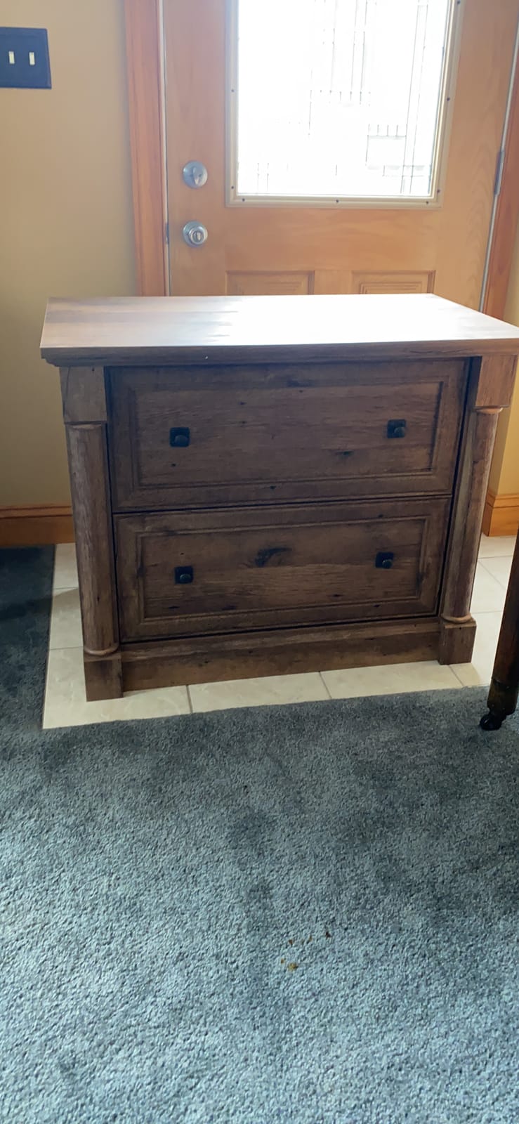 Sauder Palladia File Cabinet with 2 Drawers, Safety Mechanism, Lateral File Cabinet - Select Cherry Finish customer photo 1