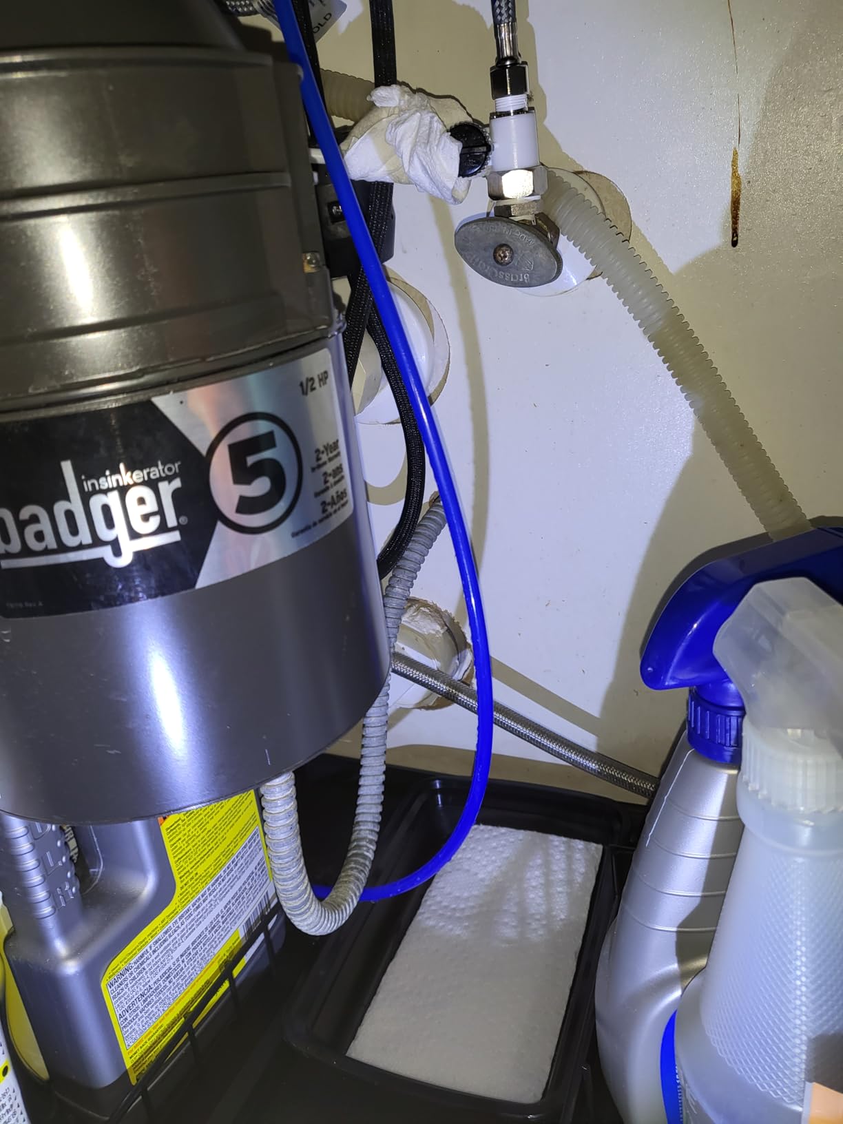 iSpring CU-A4 4-Stage Ultra Filtration Under Sink Water Filter System | 0.01μm, Space-saving, Reduces 99.99% Contaminants, Quick Filter Change, With Brushed Nickel Faucet, Up to 12 Months customer photo 1