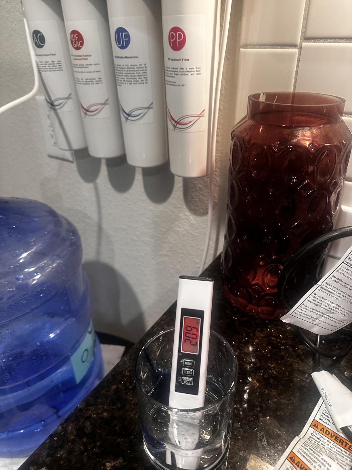 iSpring CU-A4 4-Stage Ultra Filtration Under Sink Water Filter System | 0.01μm, Space-saving, Reduces 99.99% Contaminants, Quick Filter Change, With Brushed Nickel Faucet, Up to 12 Months customer photo 2