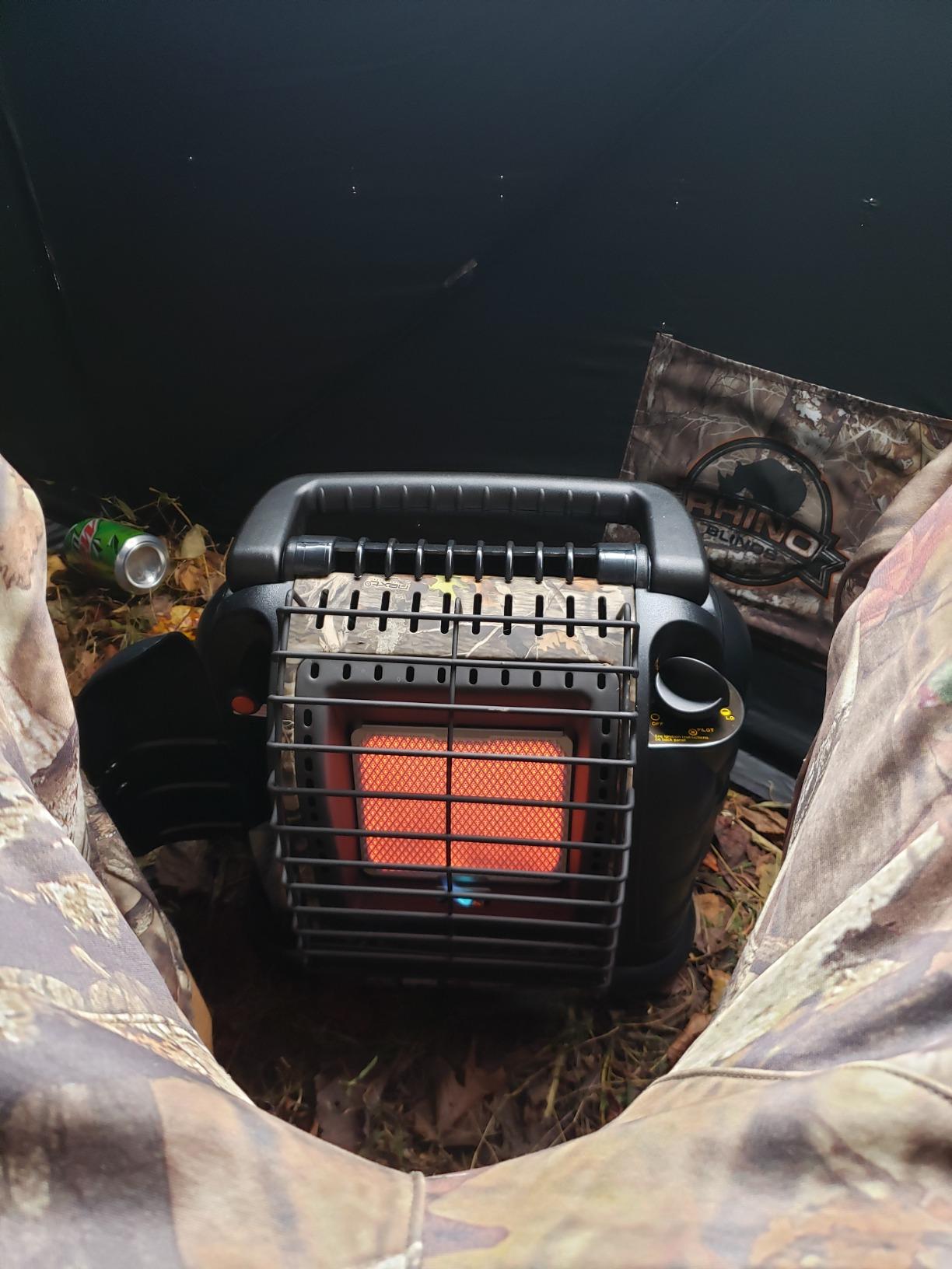 Mr. Heater 12,000 BTU Hunting Buddy Portable Radiant Propane Heater (Camo) customer photo 2