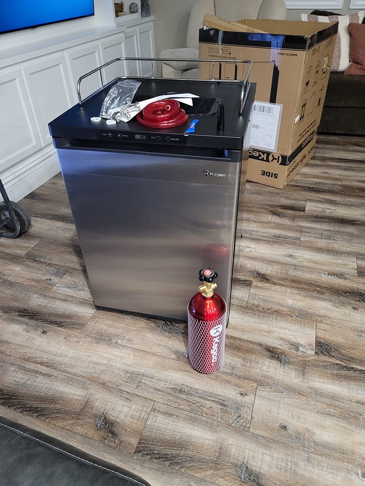 Kegco K309SS-1 Keg Dispenser, Stainless Steel customer photo 1