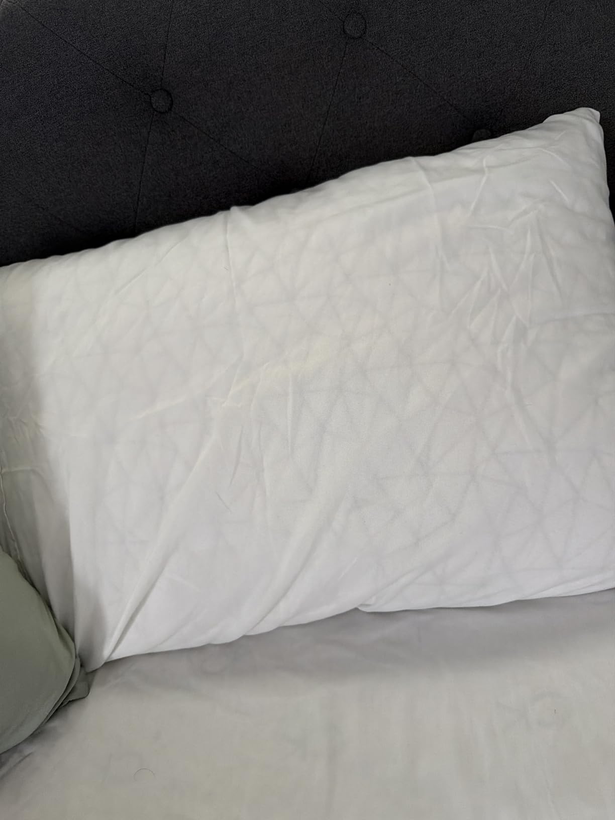 Coop Home Goods Original Adjustable Pillow, Queen Size Bed Pillows for Sleeping, Cross Cut Memory Foam Pillows - Medium Firm Back, Stomach and Side Sleeper Pillow, CertiPUR-US/GREENGUARD Gold customer photo 2
