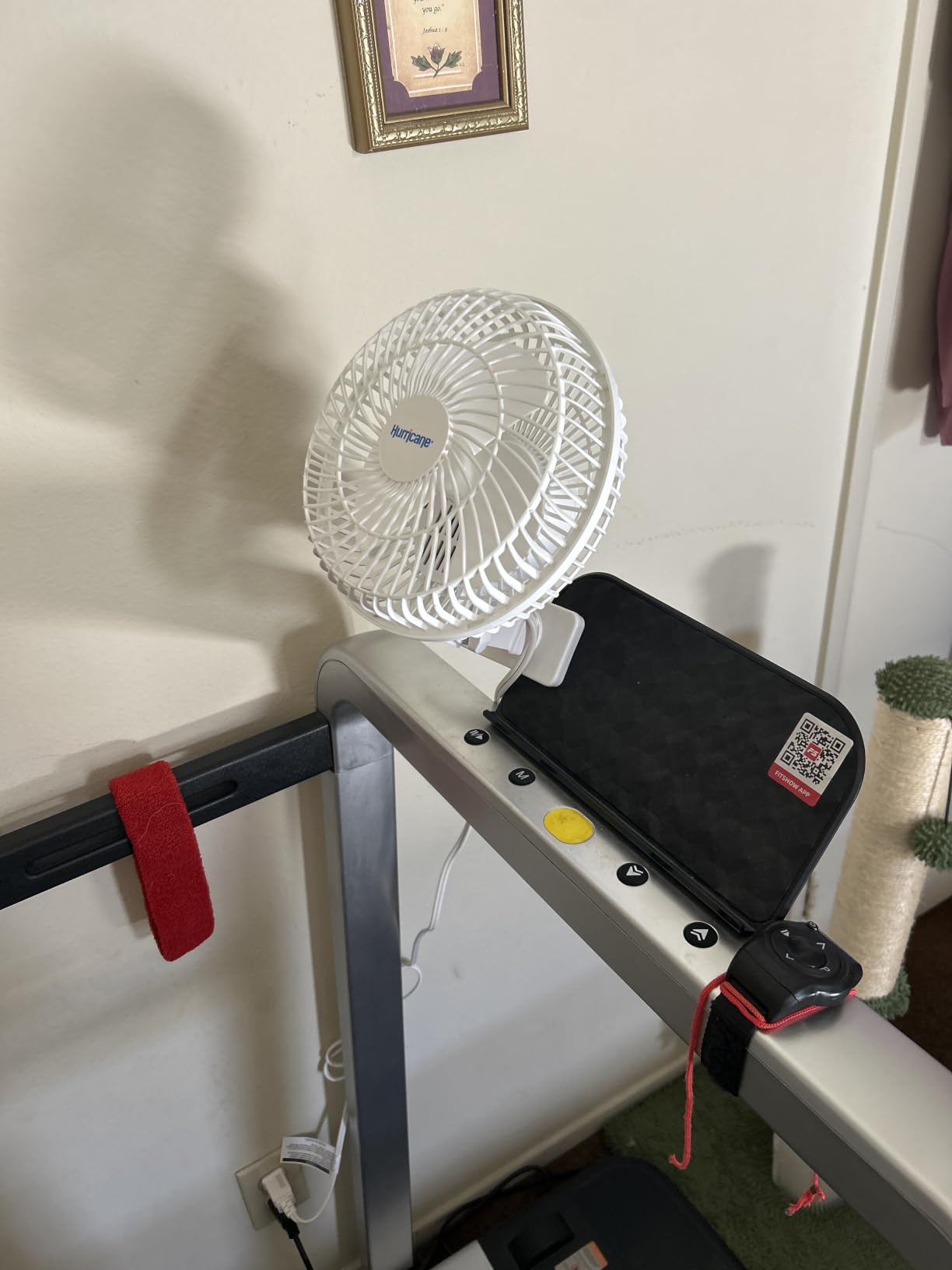 Hurricane Classic Clip Fan with Tilt, 2 Speeds, White, 6in | Portable Mini Desk Table Fan for Home, Office or Travel customer photo 1