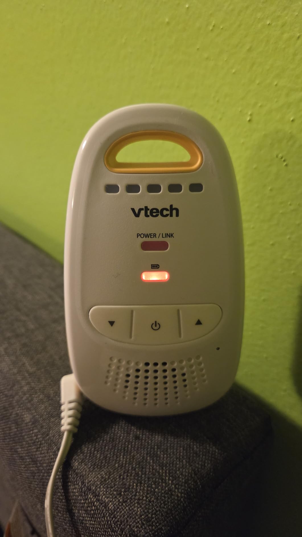 VTech Audio Baby Monitor - No Static DECT 6.0, No WiFi, Hack-Proof | 8Hr Battery, Belt Clip, 1000ft Range, 5-Level Sound Indicator | DM111 customer photo 1