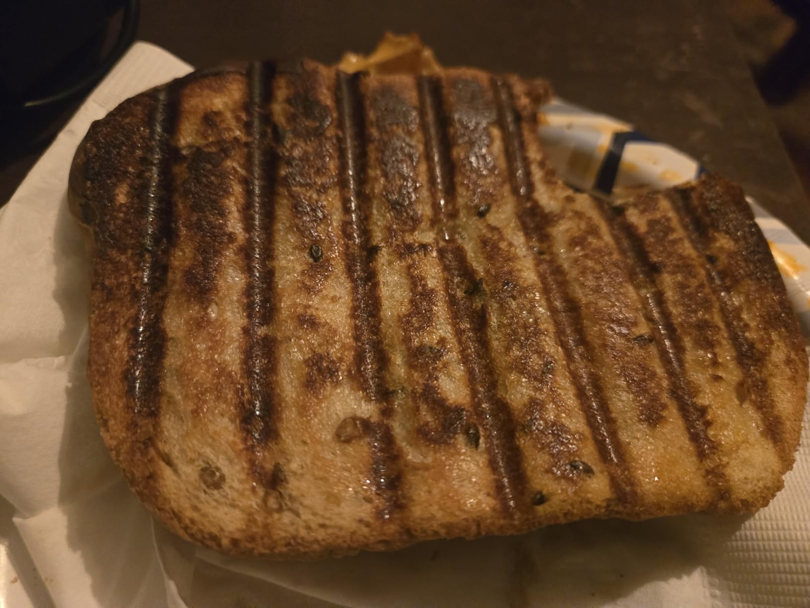 George Foreman 4-Serving Removable Plate Electric Grill and Panini Press, George Tough Non-Stick Coating, Drip Tray Catches Grease, Black customer photo 1