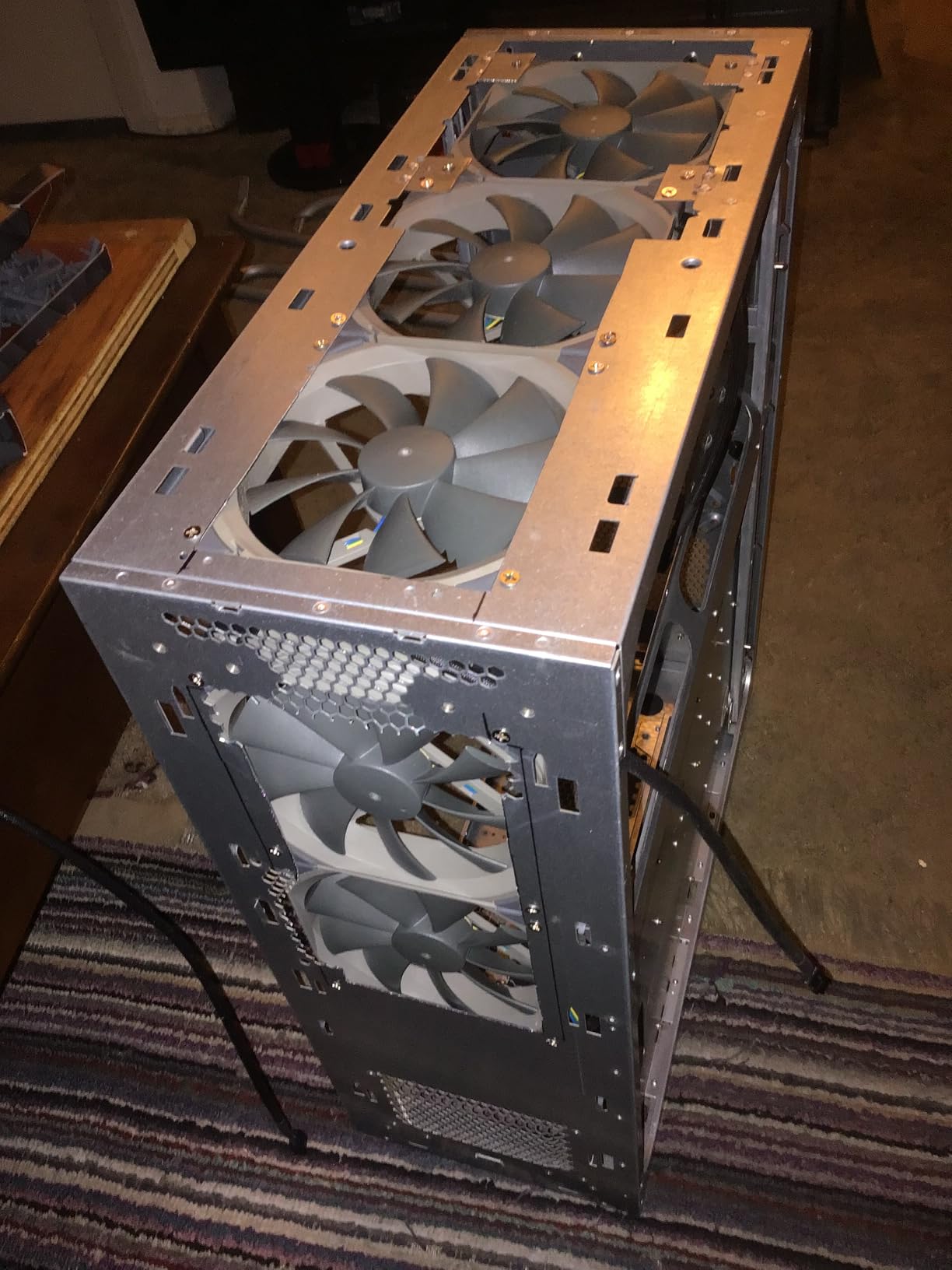 Noctua NF-P14s redux-1500 PWM, High Performance Cooling Fan, 4-Pin, 1500 RPM (140mm, Grey) customer photo 1