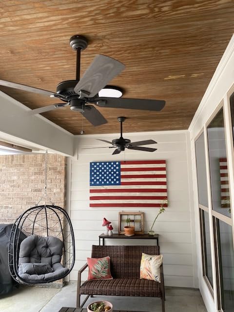 Honeywell Belmar 52-Inch Outdoor Ceiling Fan, Pull Chain, Tri-Mount, Bronze customer photo 2