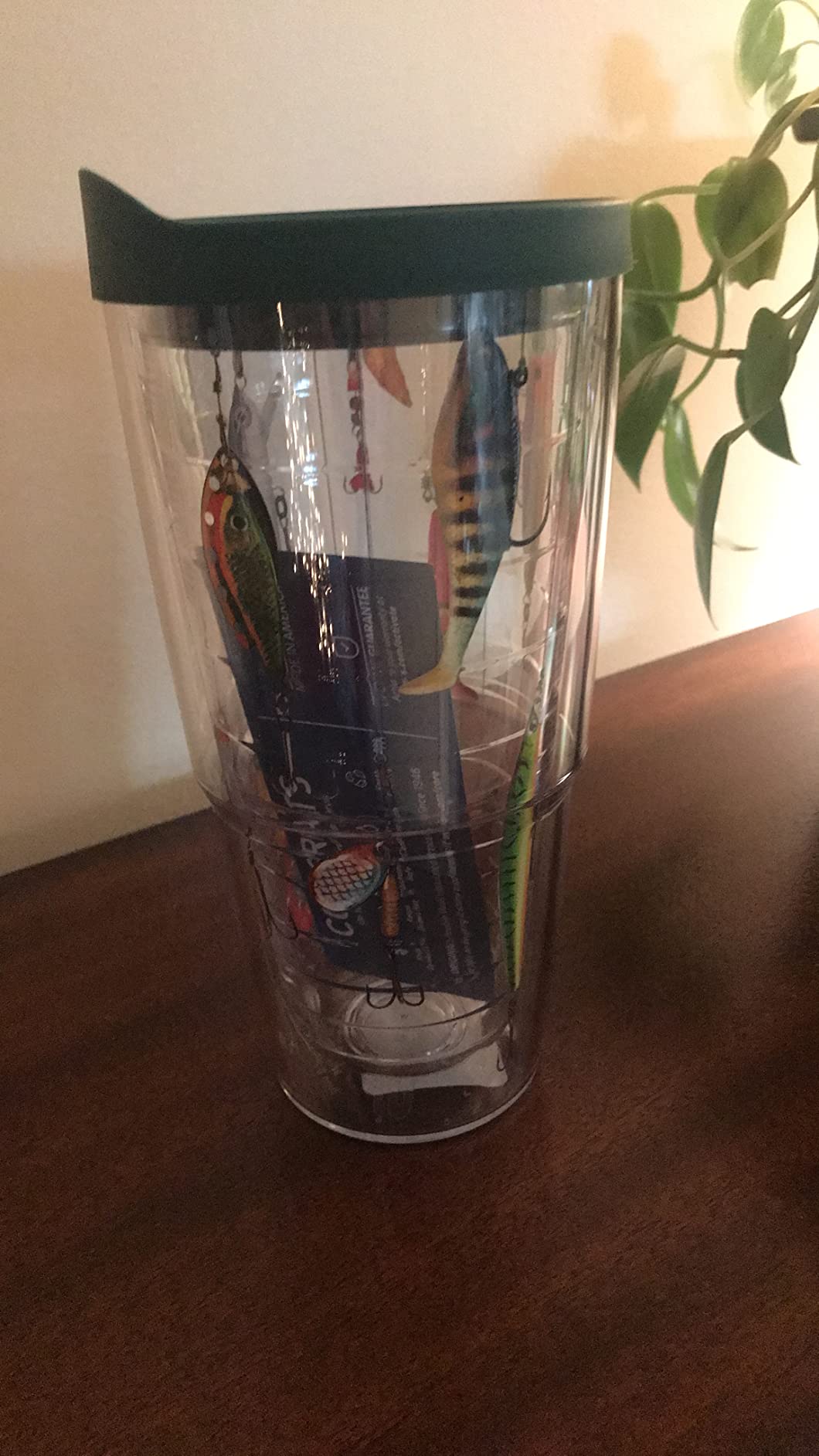 Tervis Fishing Lures Made in USA Double Walled Insulated Tumbler Travel Cup Keeps Drinks Cold & Hot, 16oz, Classic customer photo 1