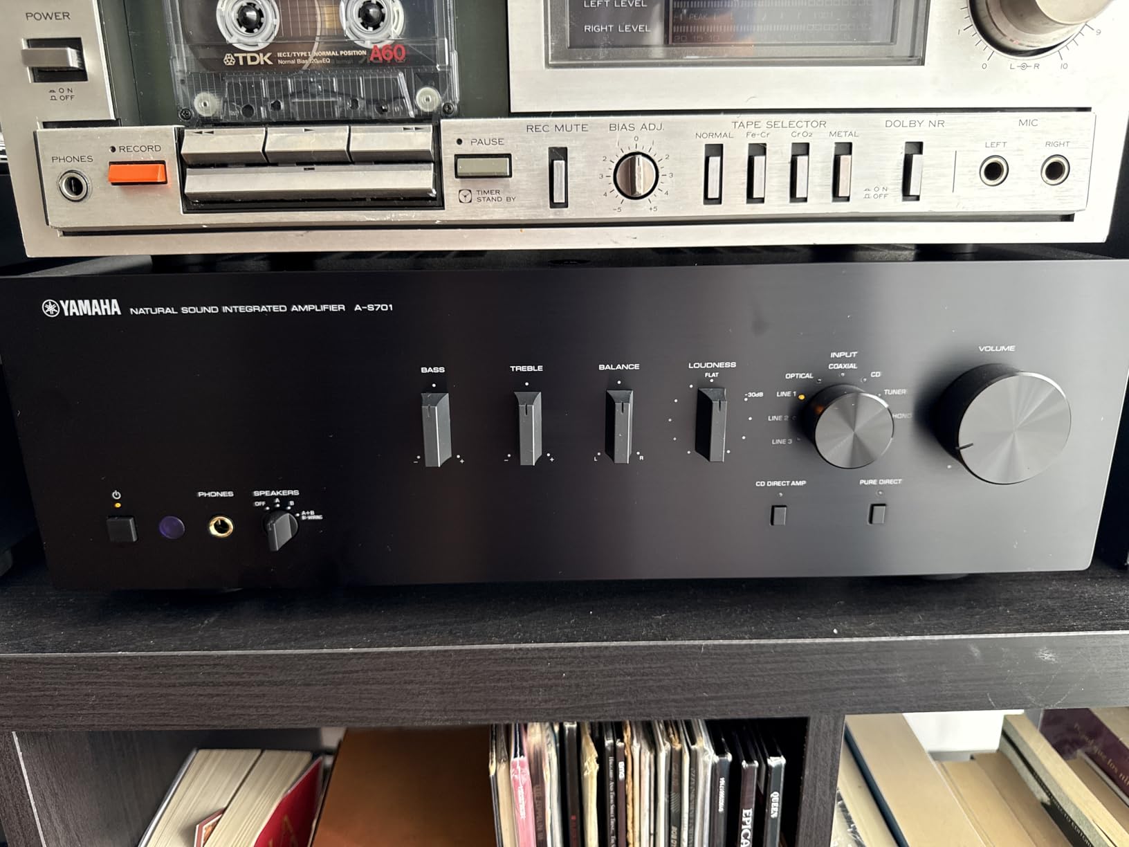 Yamaha Audio A-S701BL Natural Sound Integrated Stereo Amplifier (Black) customer photo 1