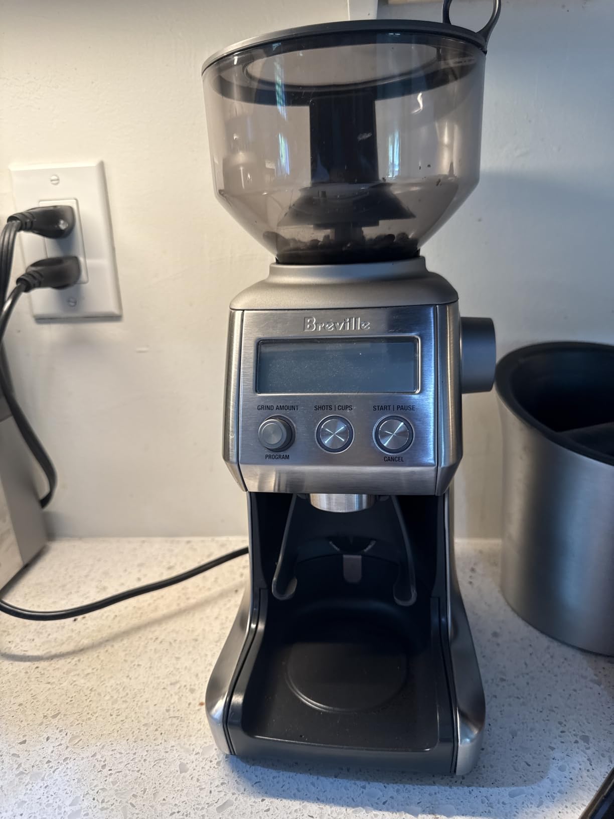 Breville BCG820BSS Smart Grinder Pro for Coffee and Espresso, Brushed Stainless Steel customer photo 2