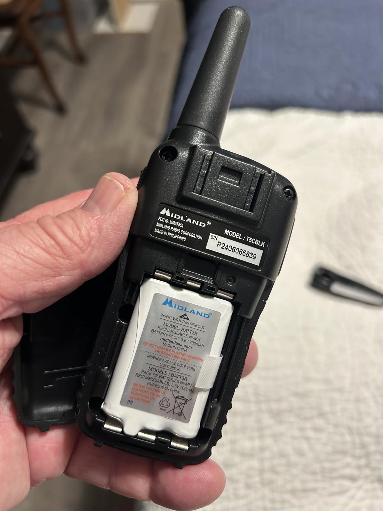 Midland T51VP3 X-TALKER Spotting and Recovery Walkie-Talkie Long Range - FRS Two Way Radio for Kids Caravanning with NOAA Weather Scan + Alert, 38 Privacy Codes - Black/Orange - 2 Pack customer photo 1
