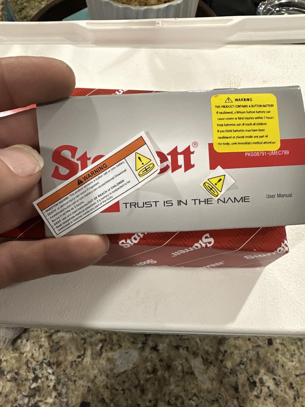 Starrett Stainless Steel Electronic Slide Caliper - 0-6