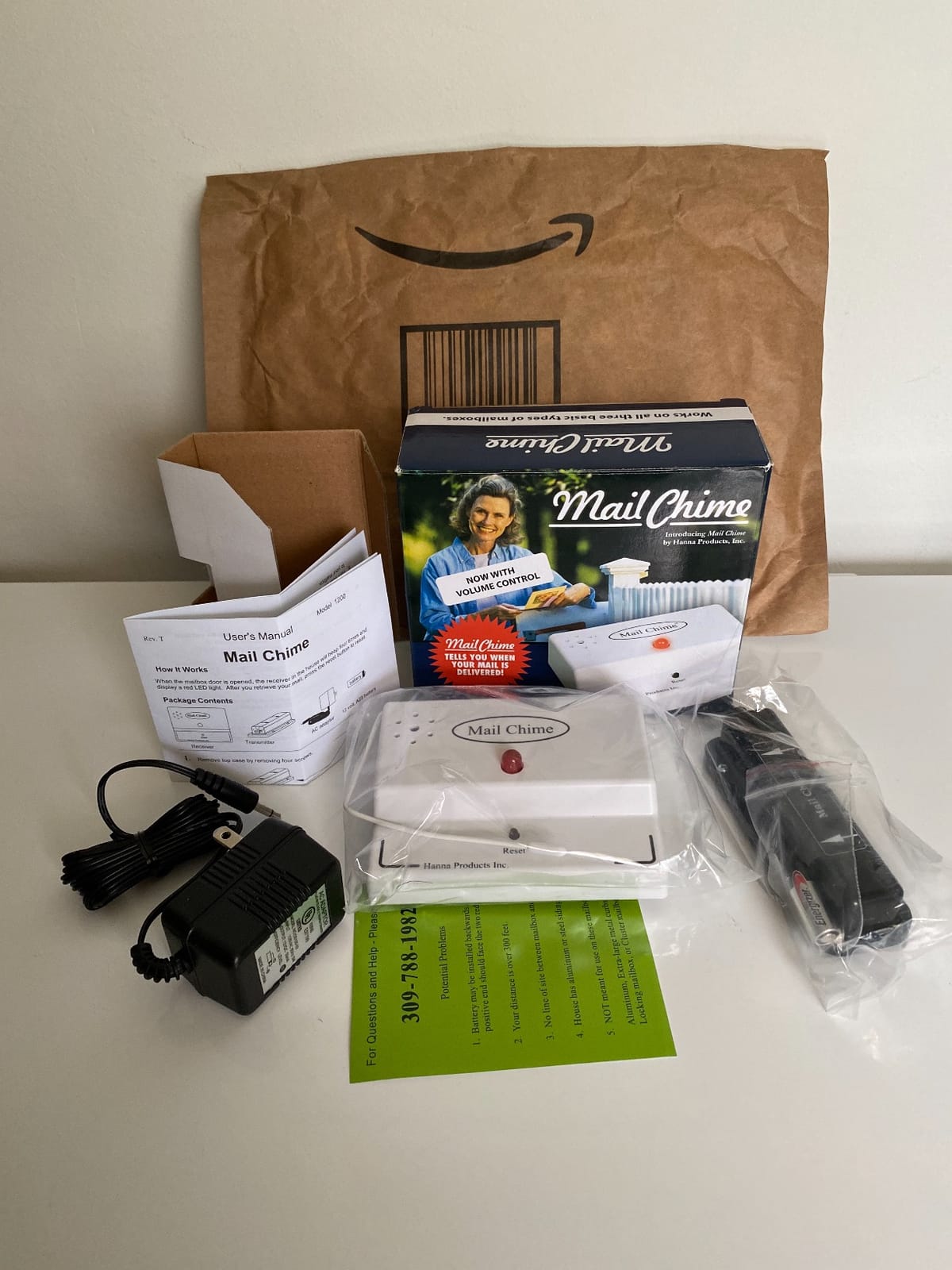 Mail Chime Mailbox Alarm for Delivered Mail Notification Up to 350 Feet | Easy to Install, Smart Sensor, Wireless Transmitter & Receiver customer photo 1