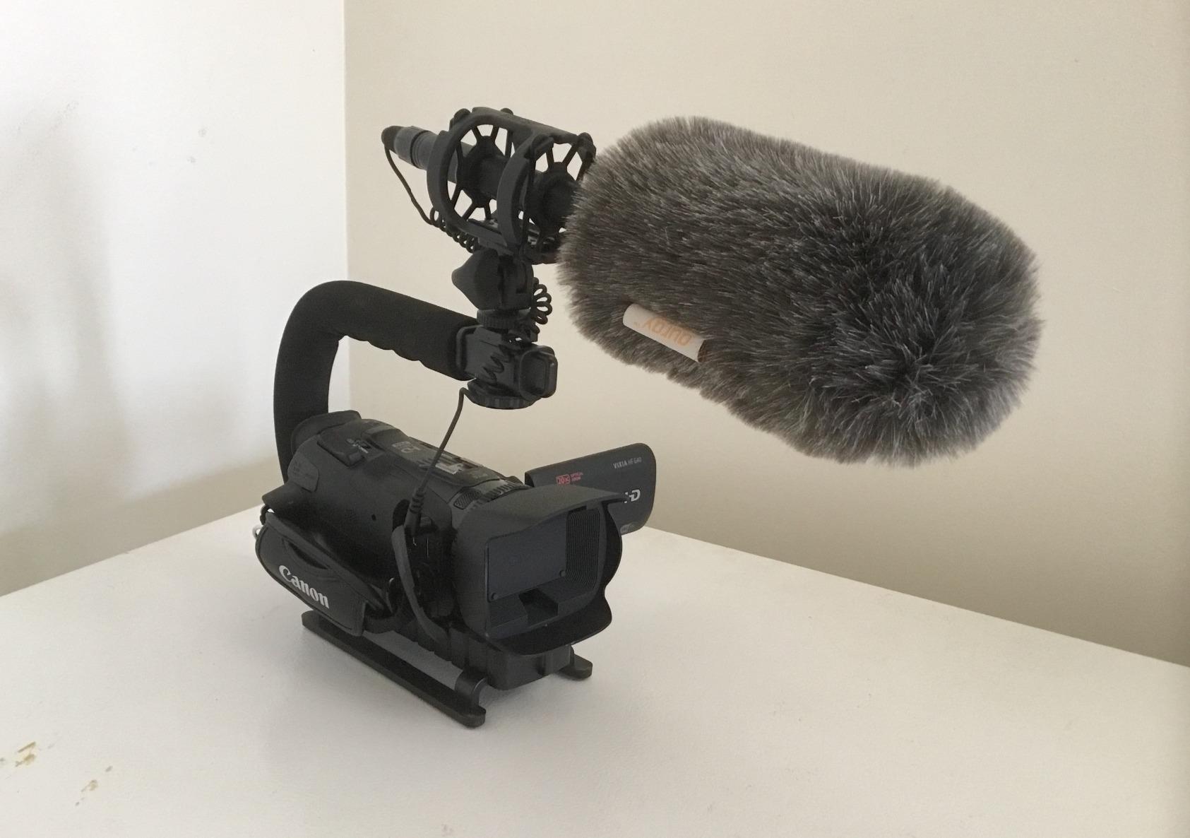 Sennheiser MKE 600 Shotgun Microphone with Auray Universal Shock Mount and Windshield, XLR customer photo 1