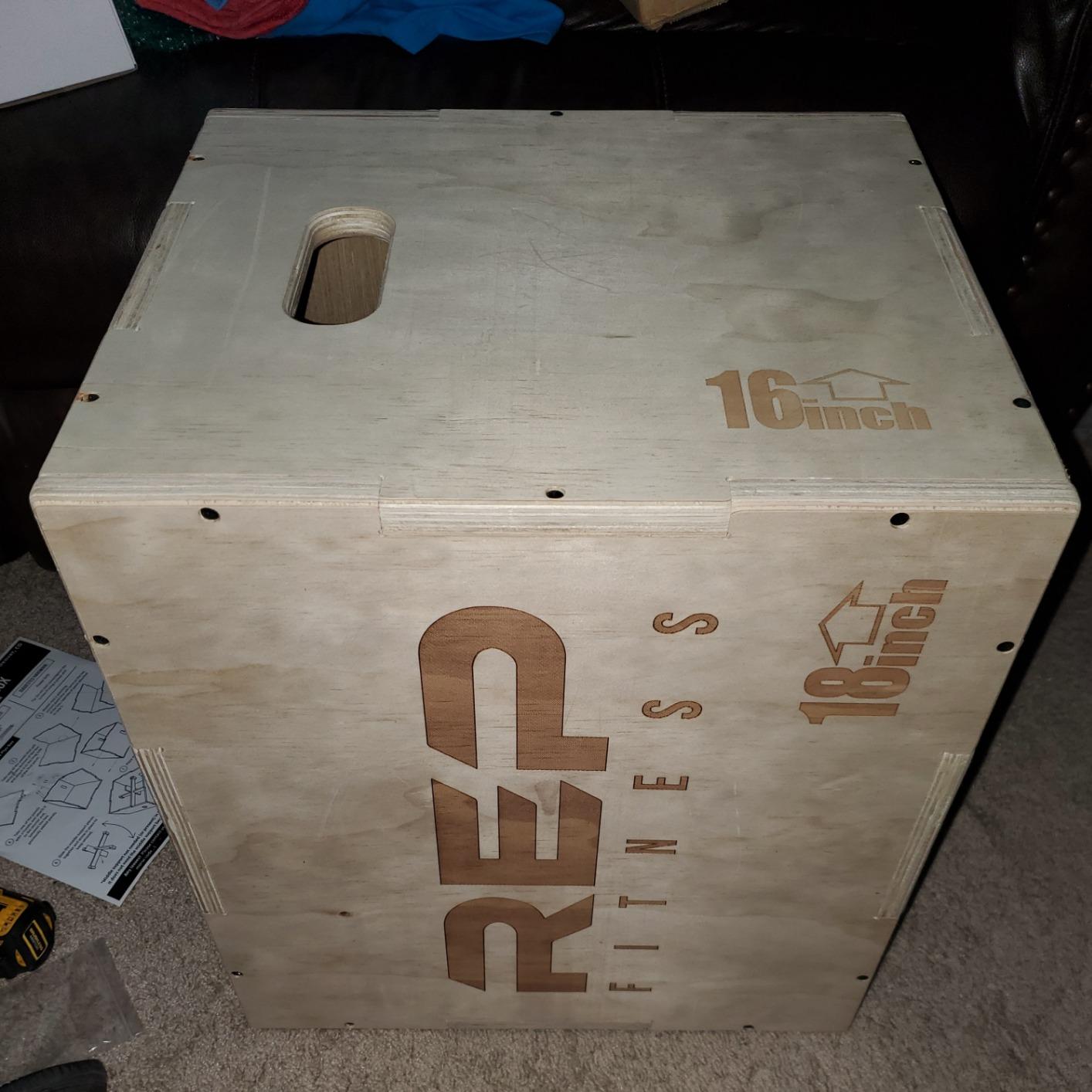 Rep Plyometric Wood Jump Box | CrossFit & Strength Training | 12 to 30