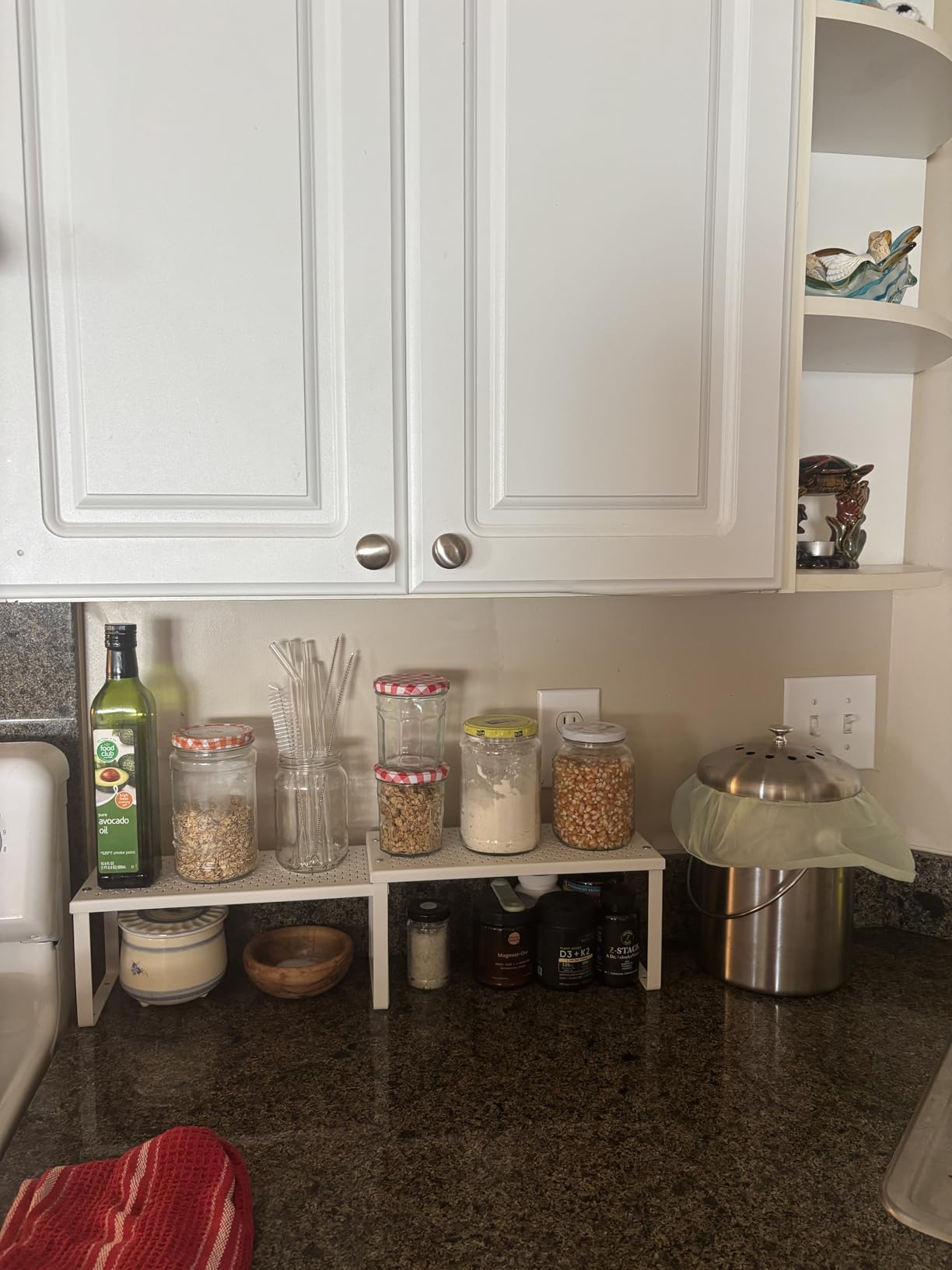 Utopia Kitchen Countertop Compost Bin 1.3 Gallon Stainless Steel | 1.3-gallon stainless steel countertop compost bin with charcoal filter, ideal for kitchen countertop or under-sink use customer photo 1