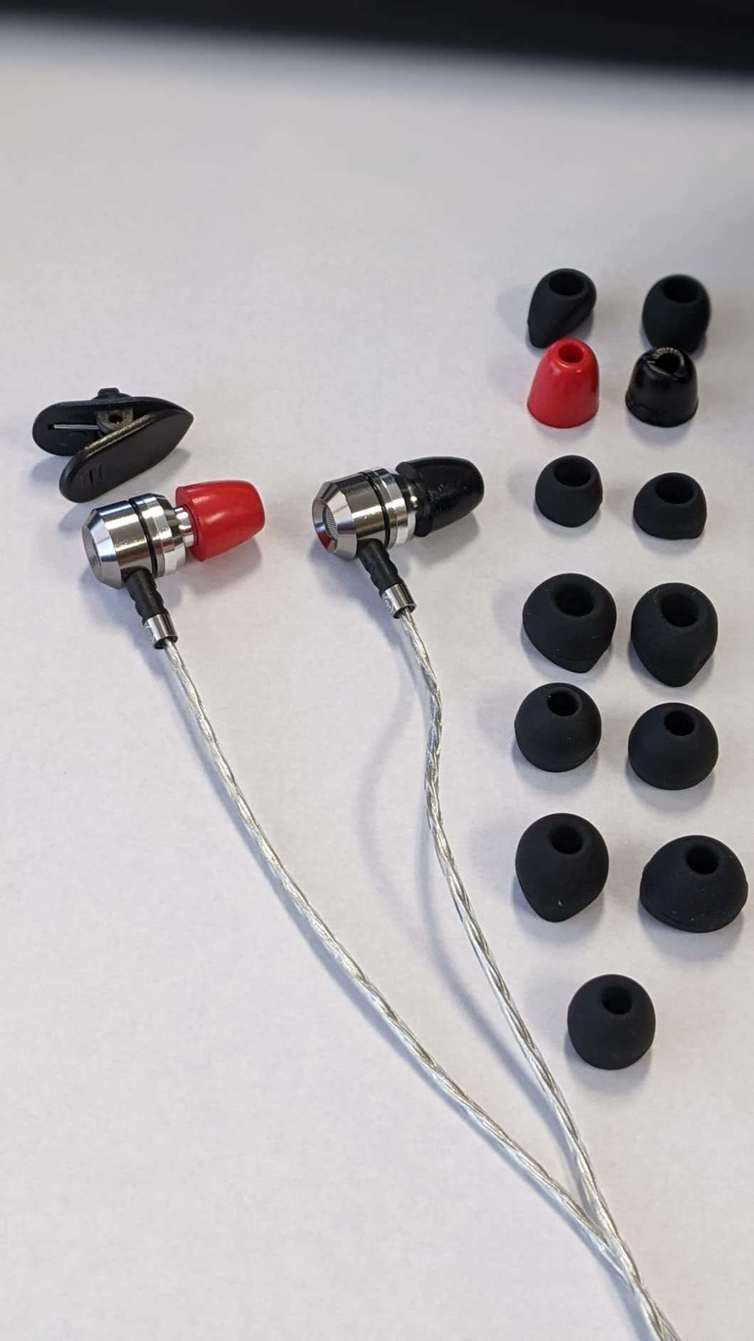 Sephia SP3060 Earbuds Wired in-Ear Headphones | HD Bass Driven Audio, Lightweight Aluminum, S/M/L Ear Bud Tips, Earphone Case, 3.5mm, Tangle-Free Cord, No Mic customer photo 1