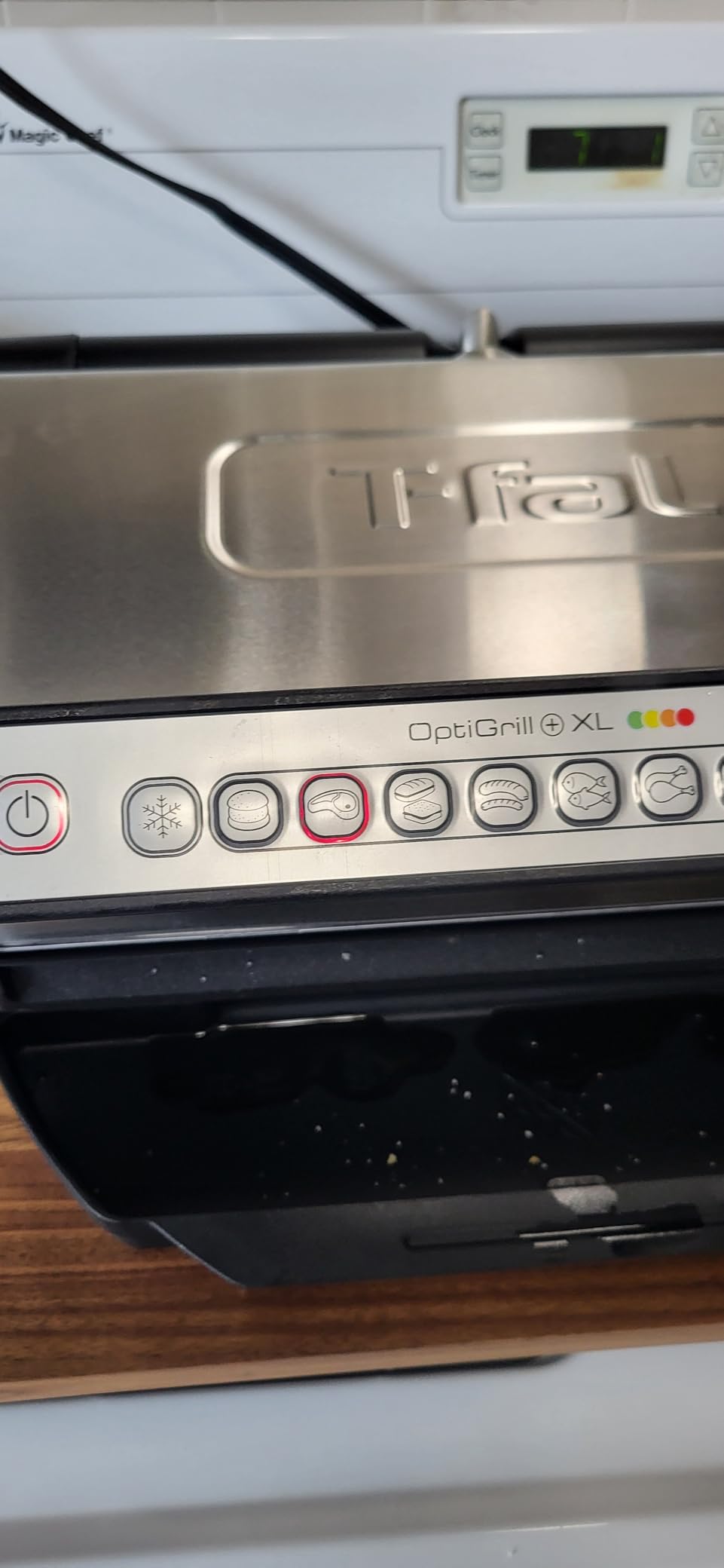 T-Fal OptiGrill Stainless Steel XL Electric Grill, 6 Servings, 9 Intelligent Automatic Cooking Modes, Panini Press, 1800 Watts, Nonstick Removable Plates, Indoor, Frozen Food, Kitchen Appliances customer photo 2