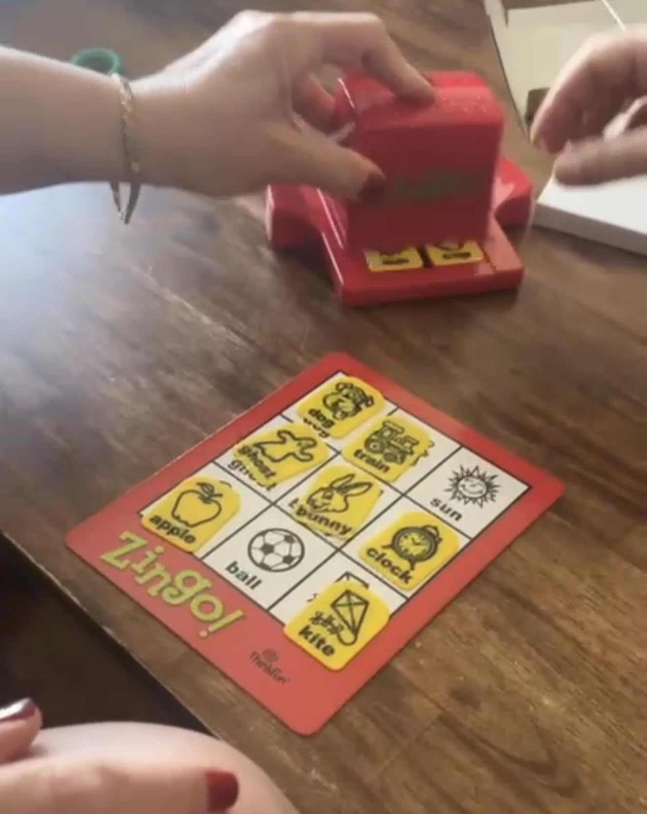ThinkFun Zingo Bingo Award-Winning Preschool Game for Pre-Readers and Early Readers Age 4+ customer photo 2