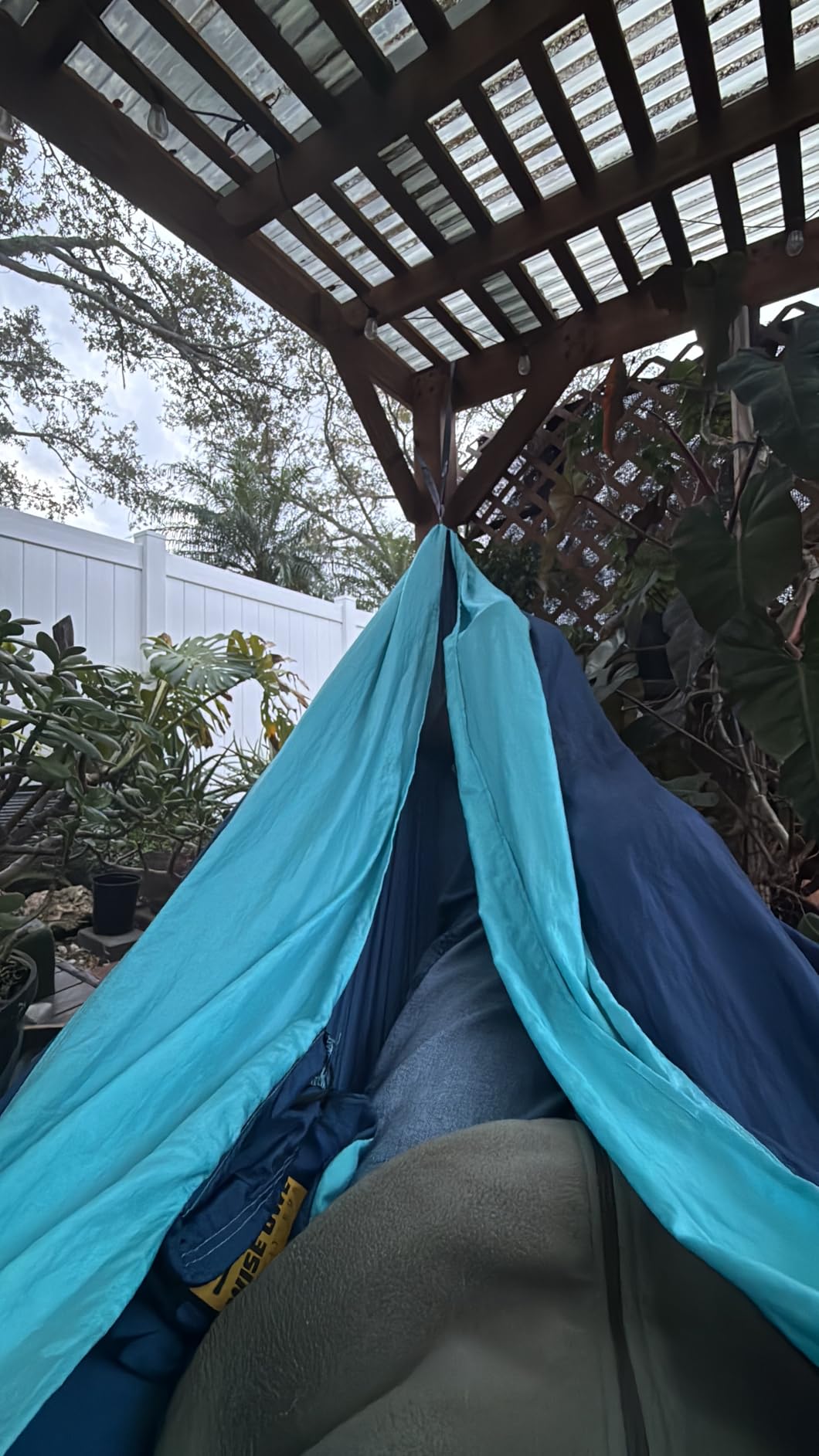 Wise Owl Outfitters Hammock for Camping Double Hammocks Gear for The Outdoors Backpacking Survival or Travel - Portable Lightweight Parachute Nylon DO Navy & Lt Blue customer photo 1