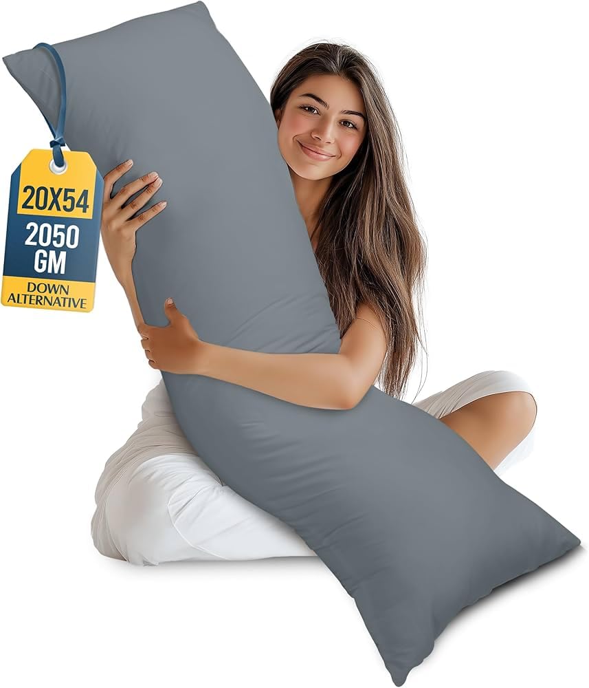 Utopia Bedding Full Body Pillow for Adults (White, 20 x 54 Inch), Long Pillow Insert for Sleeping, Ideal for Side Sleepers customer photo 1