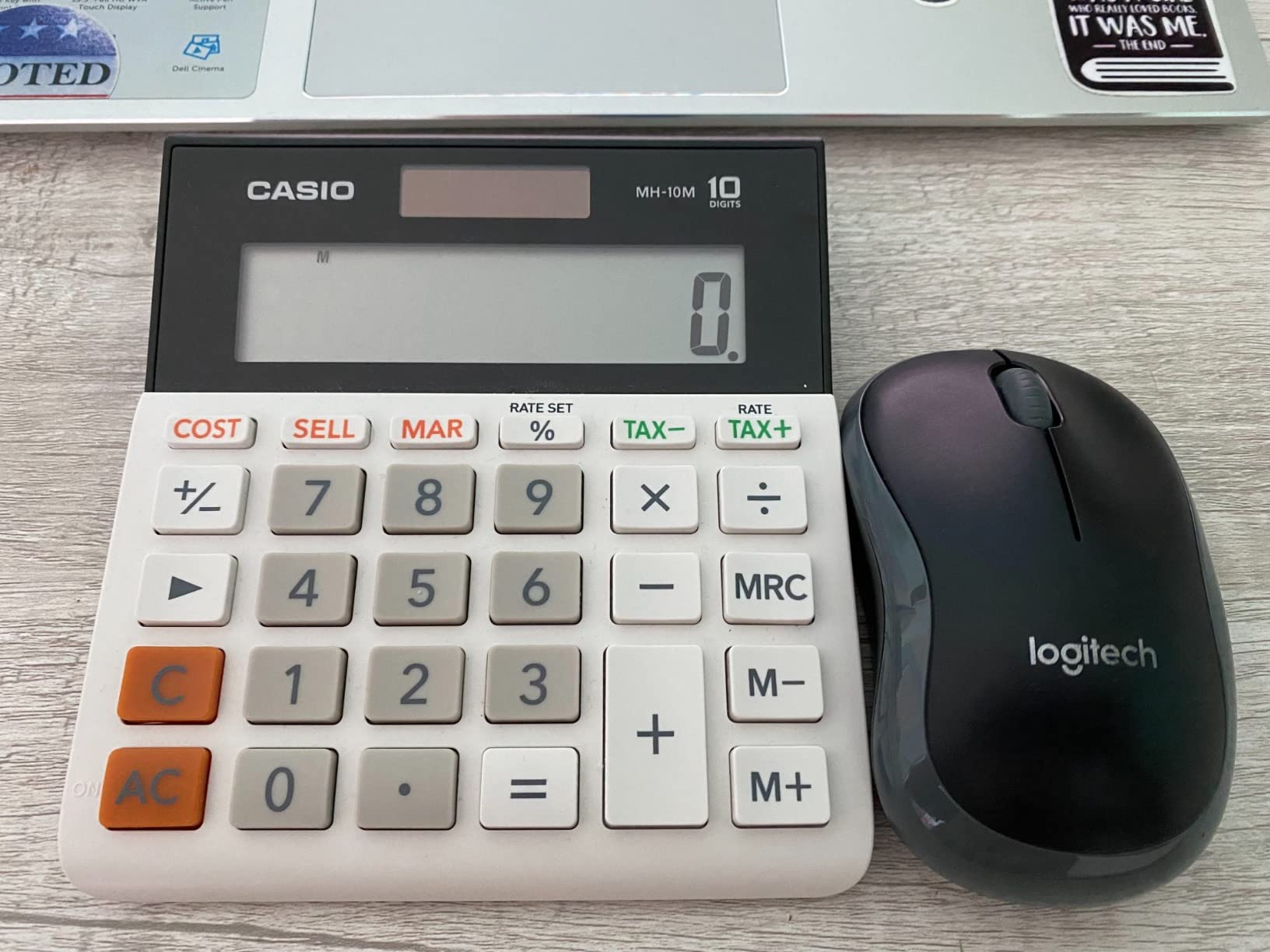 Casio MH-10M Desktop Calculator, Large 10-Digit Display | Cost/sell/margin & tax functions built in; ideal for home and office use customer photo 1
