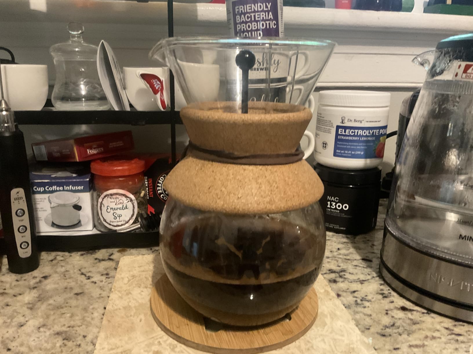 Bodum 17oz Pour Over Coffee Maker, High-Heat Borosilicate Glass with Reusable Stainless Steel Filter and Cork Grip customer photo 2
